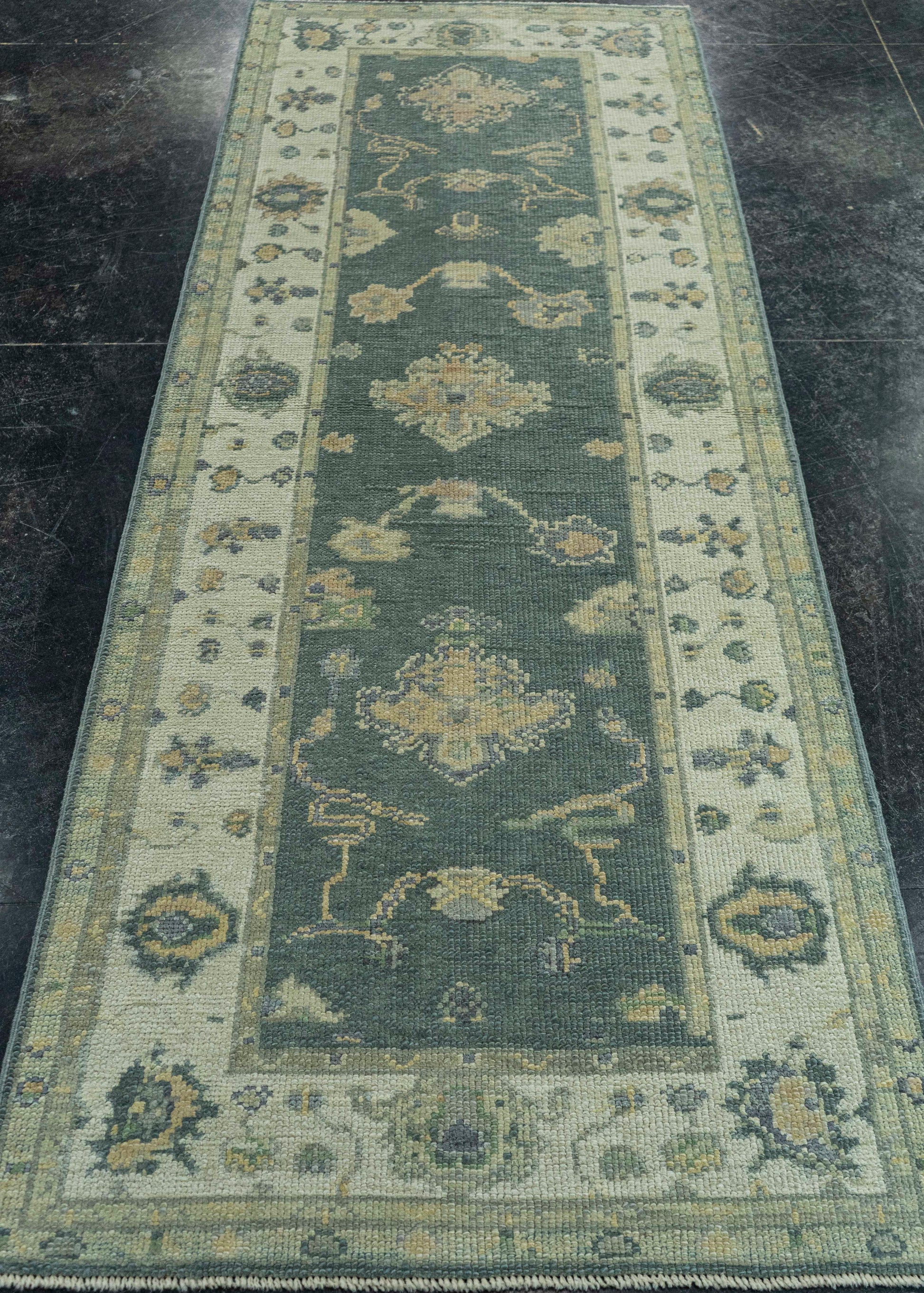 Turkish Oushak Rug 2'10" x 7'9" #19192