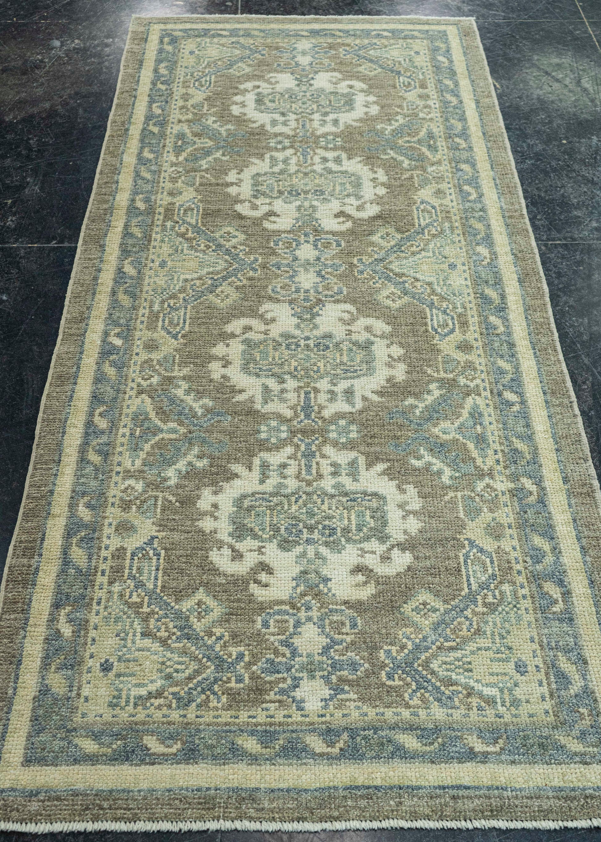 Turkish Oushak Rug 2'11" x 6'7" #19453