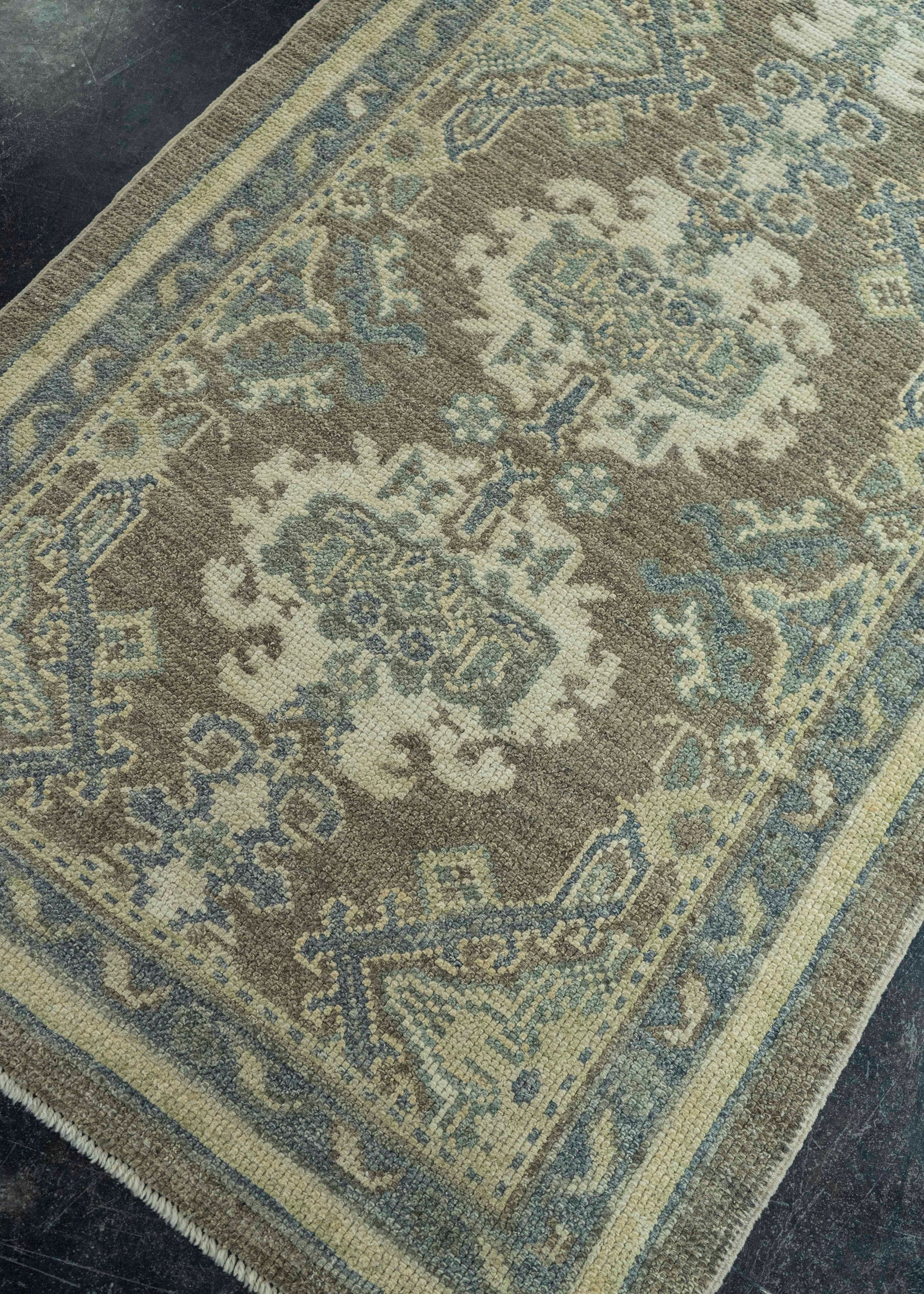 Turkish Oushak Rug 2'11" x 6'7" #19453