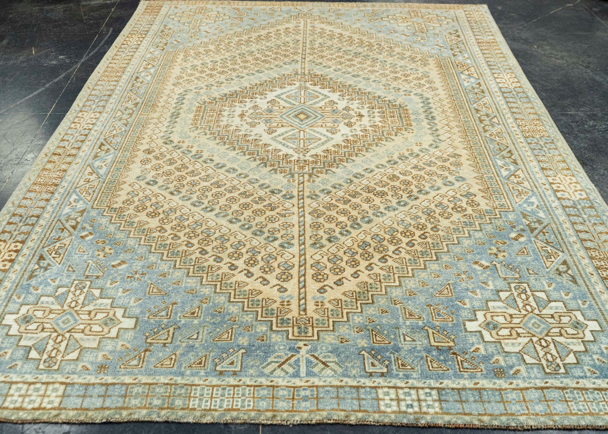 Turkish Vintage Rug 6'7" x 9'8" #22779