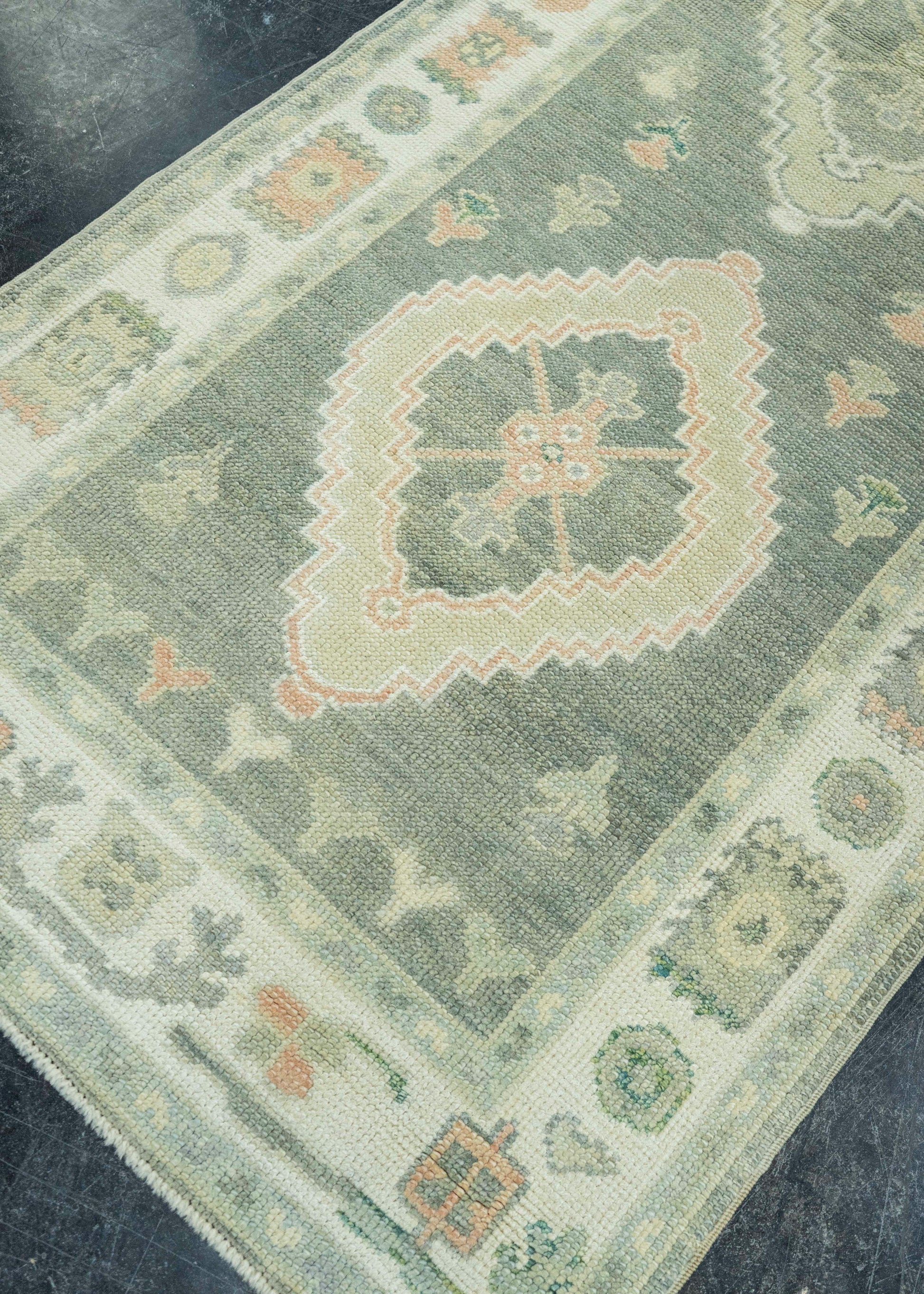 Turkish Oushak Rug 3'2"x 6'1" #19033