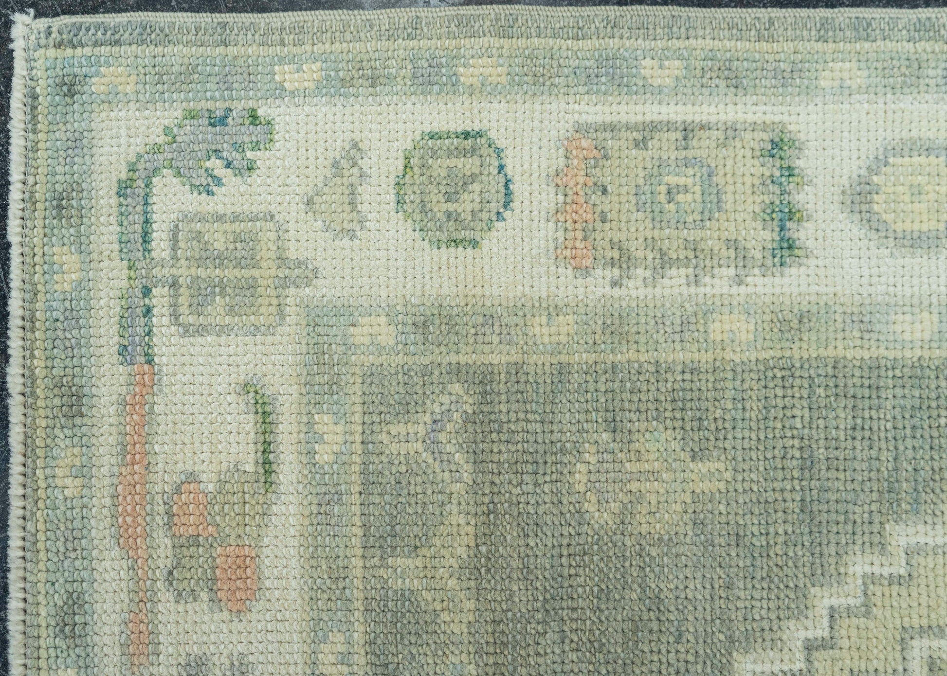 Turkish Oushak Rug 3'2"x 6'1" #19033