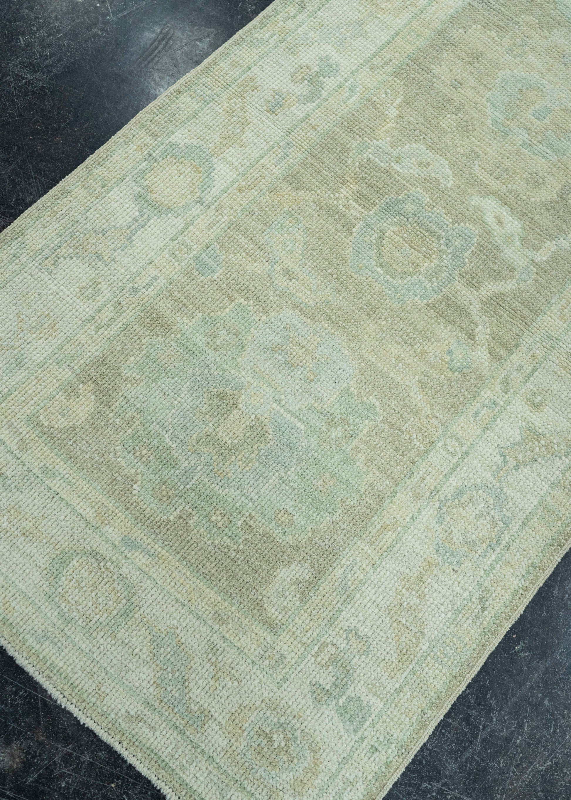 Turkish Oushak Rug 2'7" x 6'2" #19466