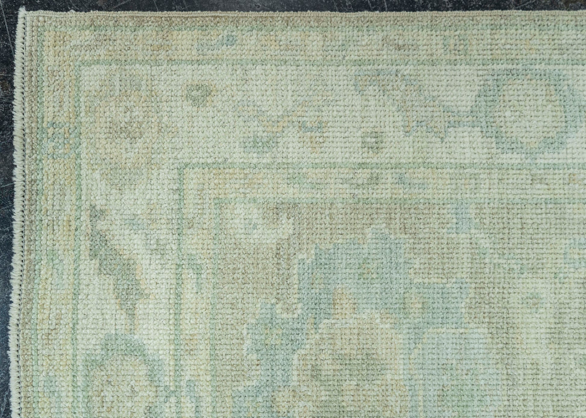 Turkish Oushak Rug 2'7" x 6'2" #19466