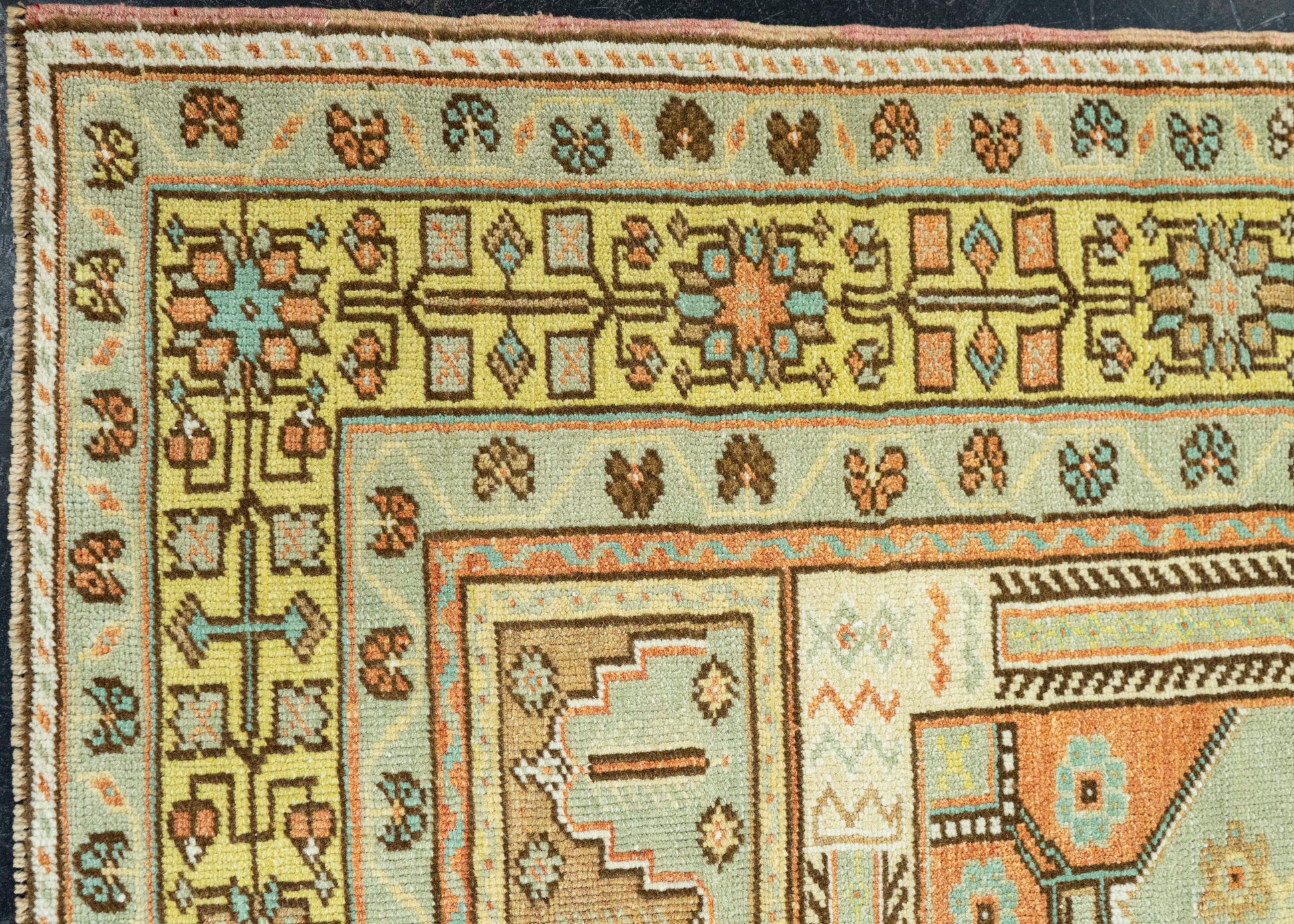 Turkish Vintage Rug 5'1" x 9'2" #22902