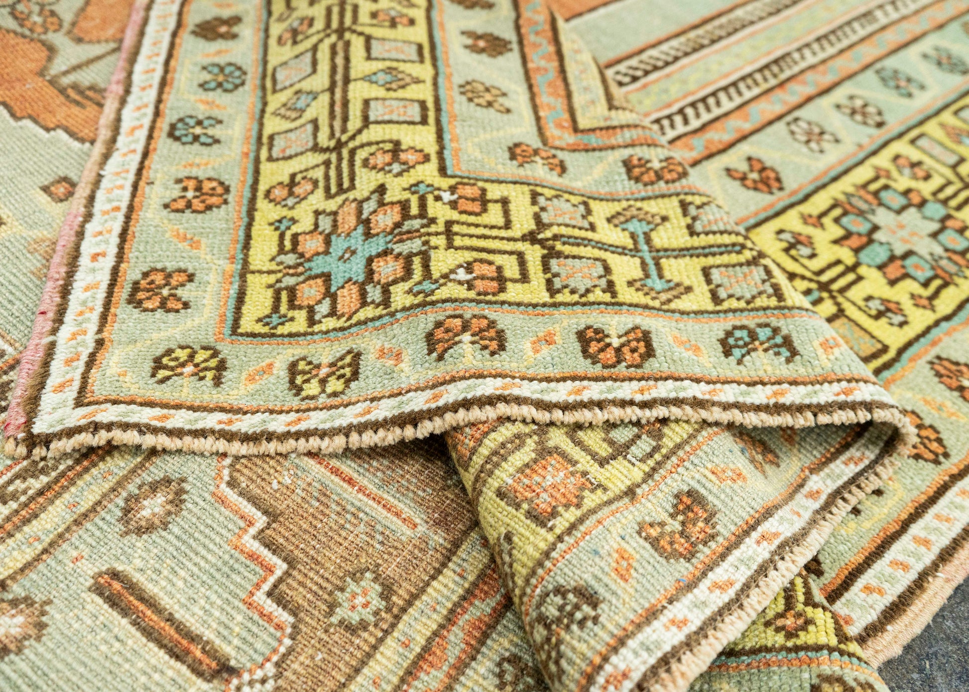 Turkish Vintage Rug 5'1" x 9'2" #22902