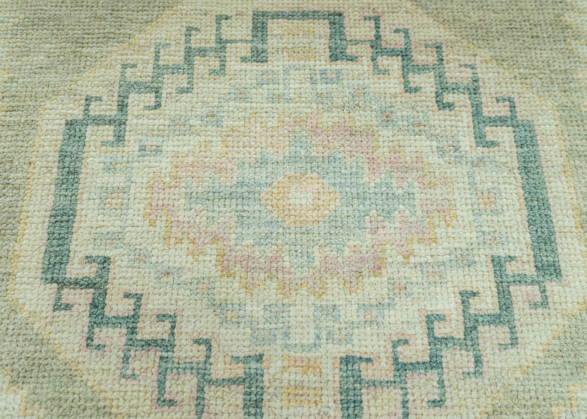 Turkish Oushak Rug 3'1" x 7'7" #19276