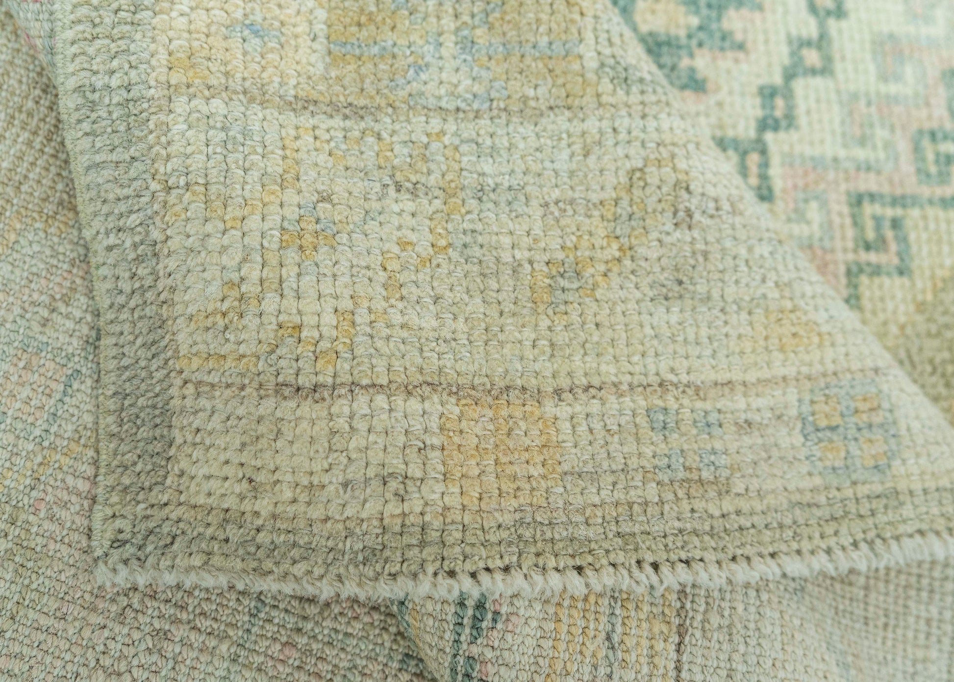 Turkish Oushak Rug 3'1" x 7'7" #19276