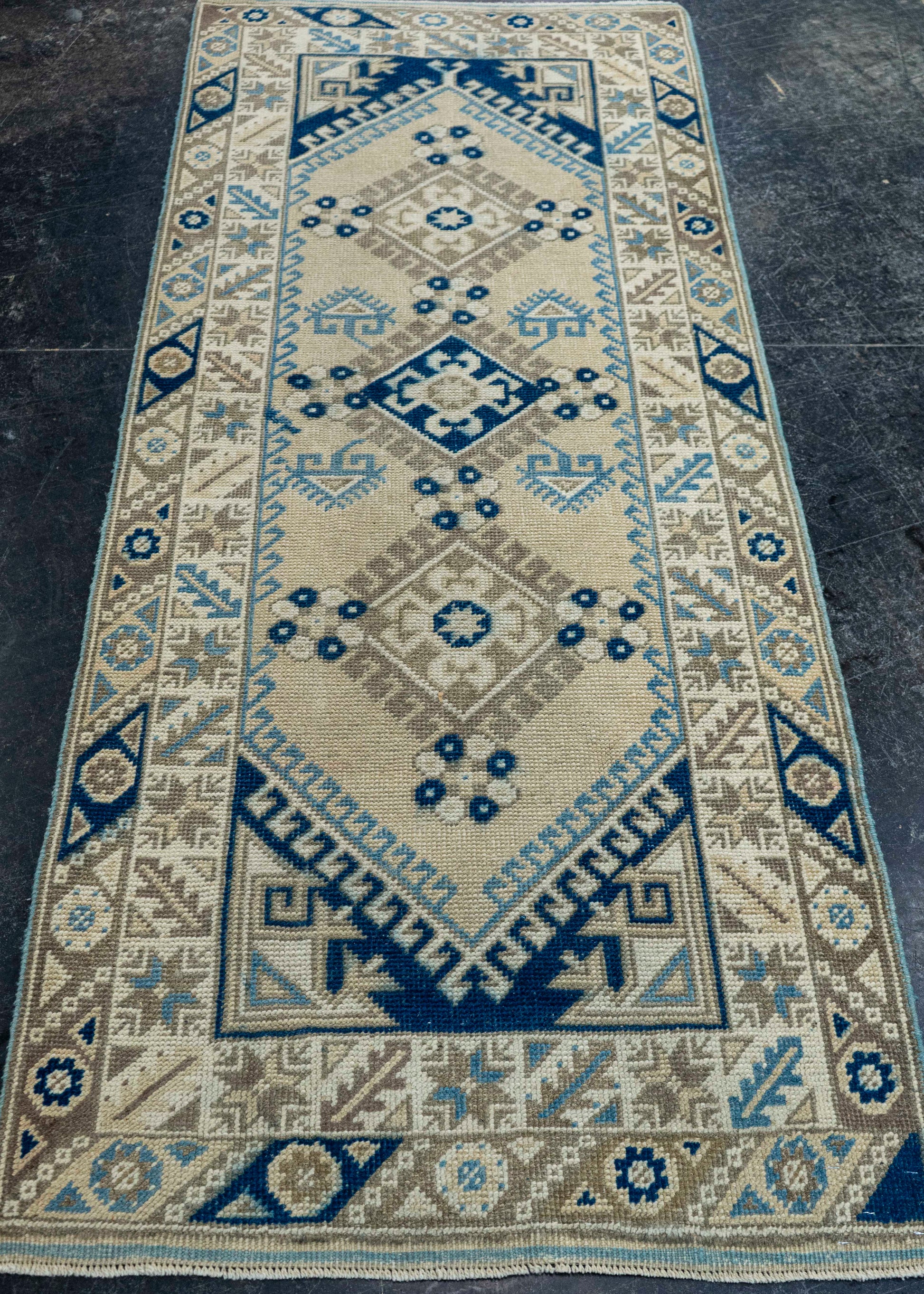 Turkish Vintage Rug 2'7" x 6'3" #20700