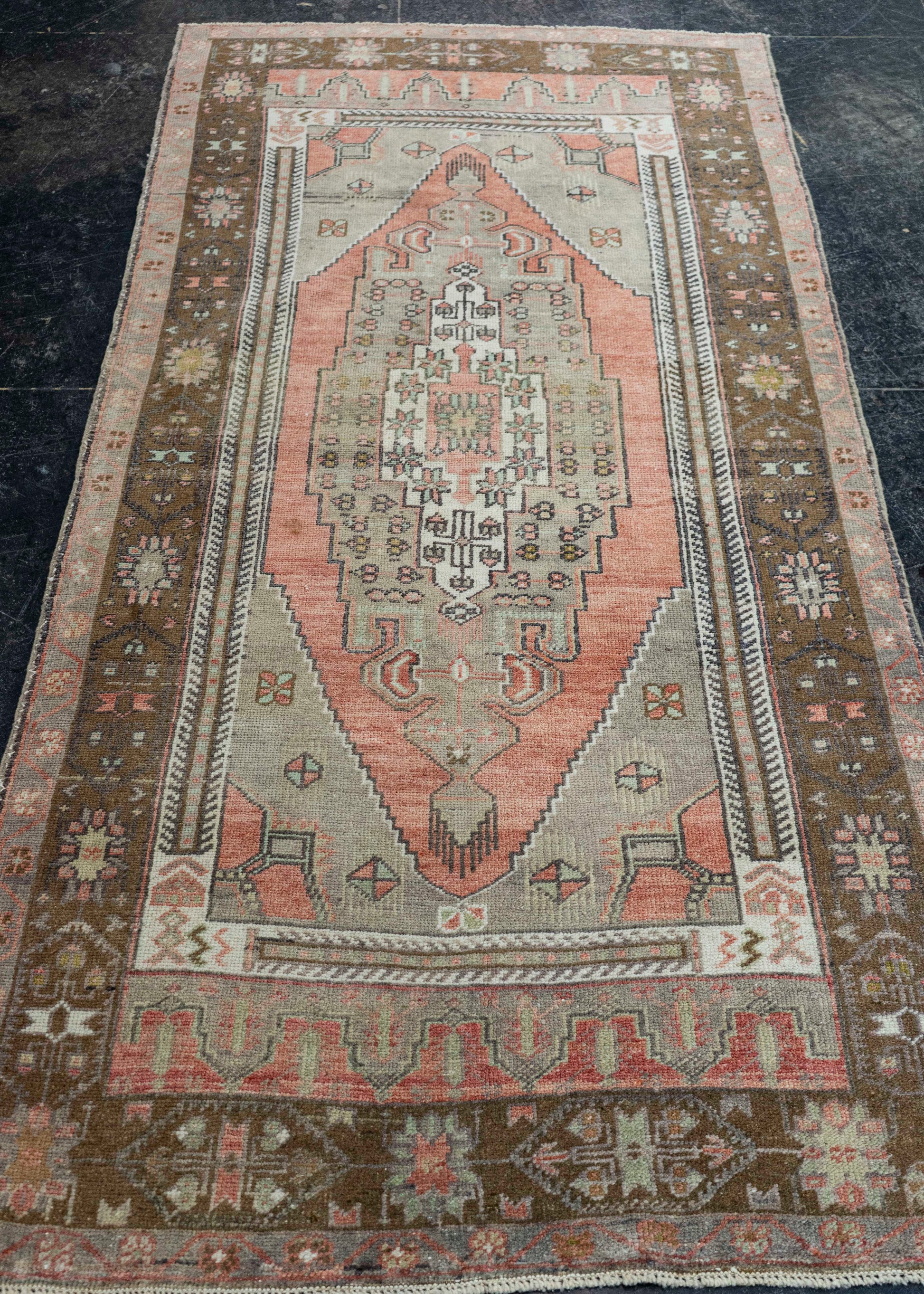 Turkish Vintage Rug 3'2" x 6'8" #20691