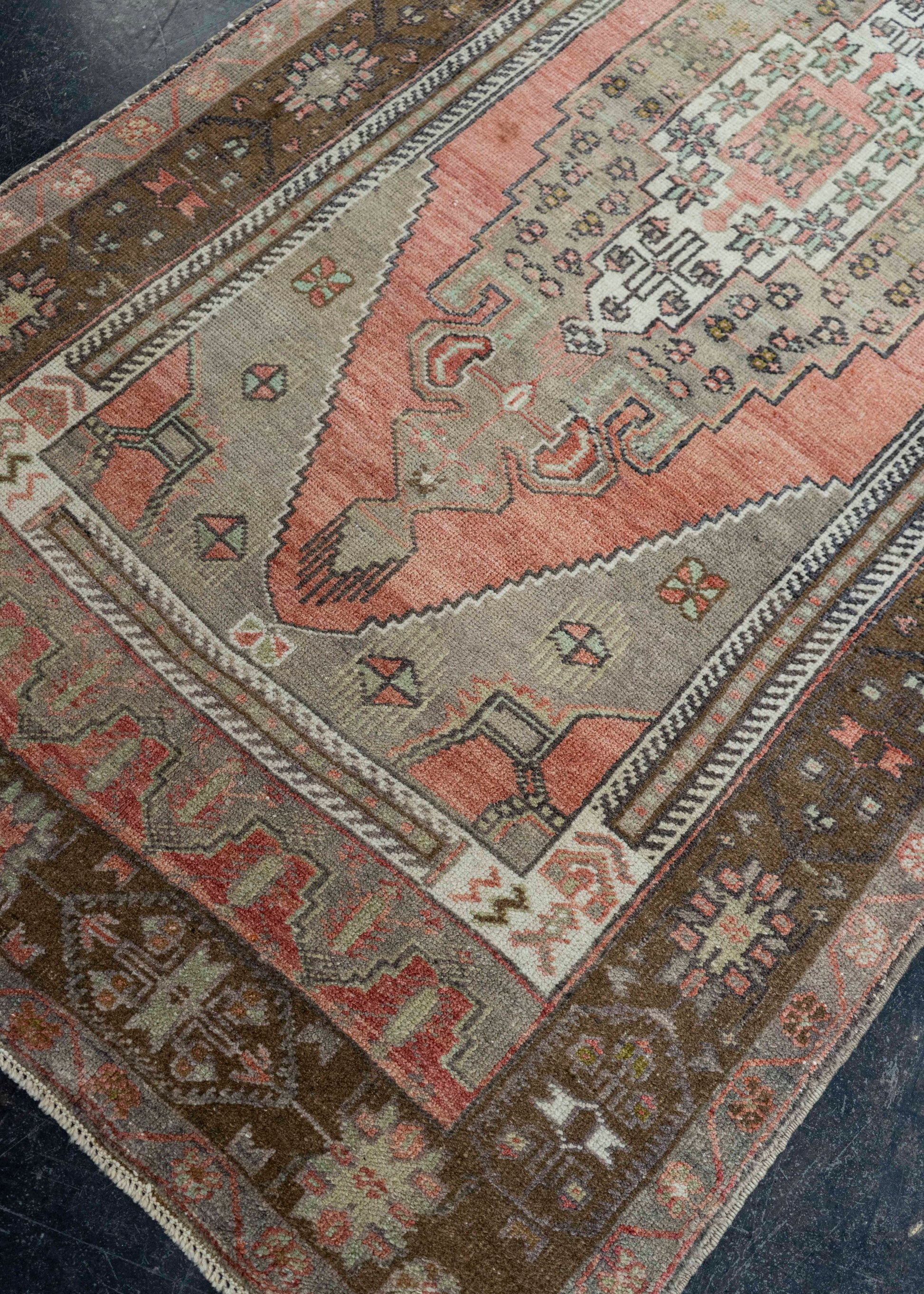 Turkish Vintage Rug 3'2" x 6'8" #20691