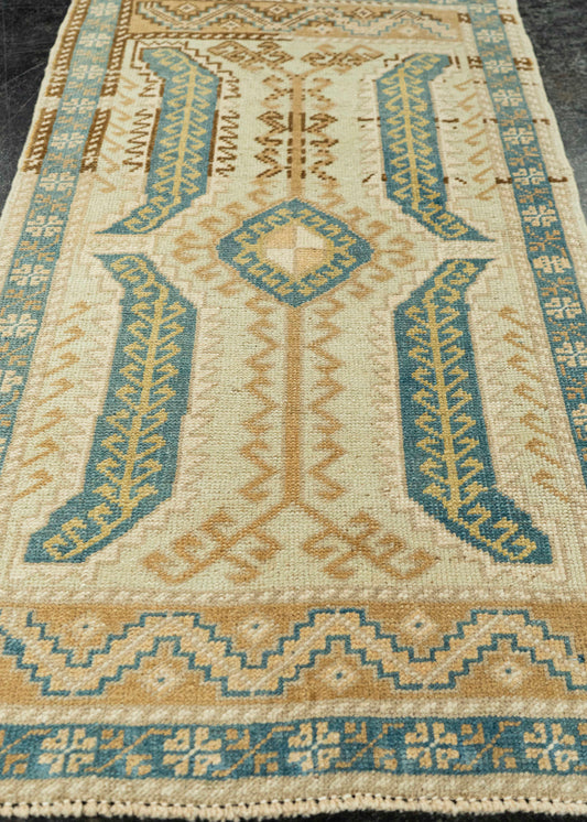 Turkish Yastik Rug  1'10" x  3'2" #23653