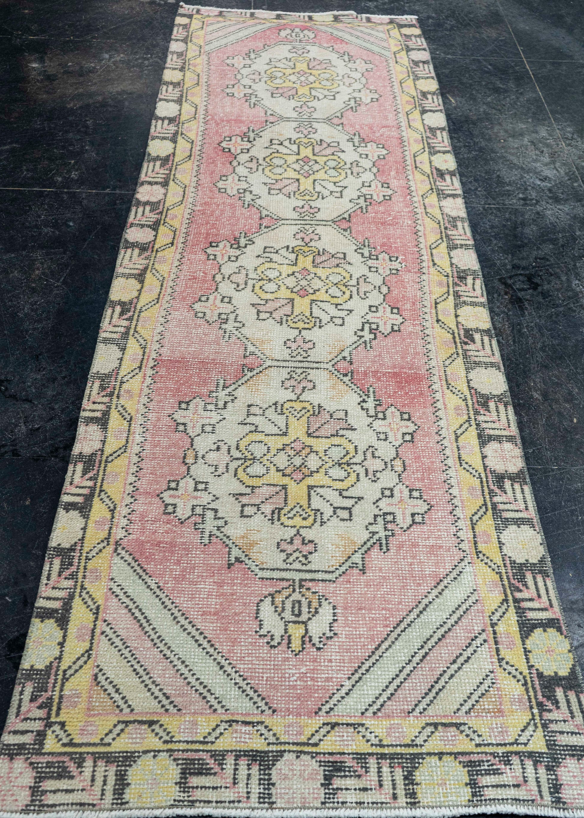 Turkish Vintage Rug 2'9" x 9' #19824