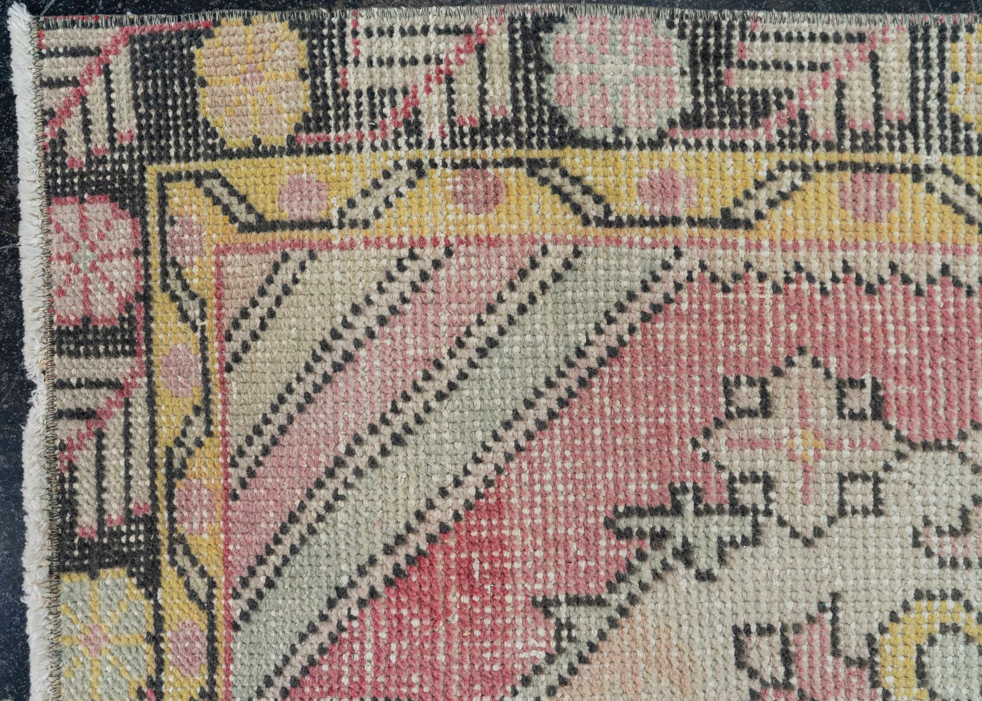 Turkish Vintage Rug 2'9" x 9' #19824
