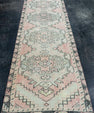 Turkish Vintage Rug 2'7" x 9'7" #19814