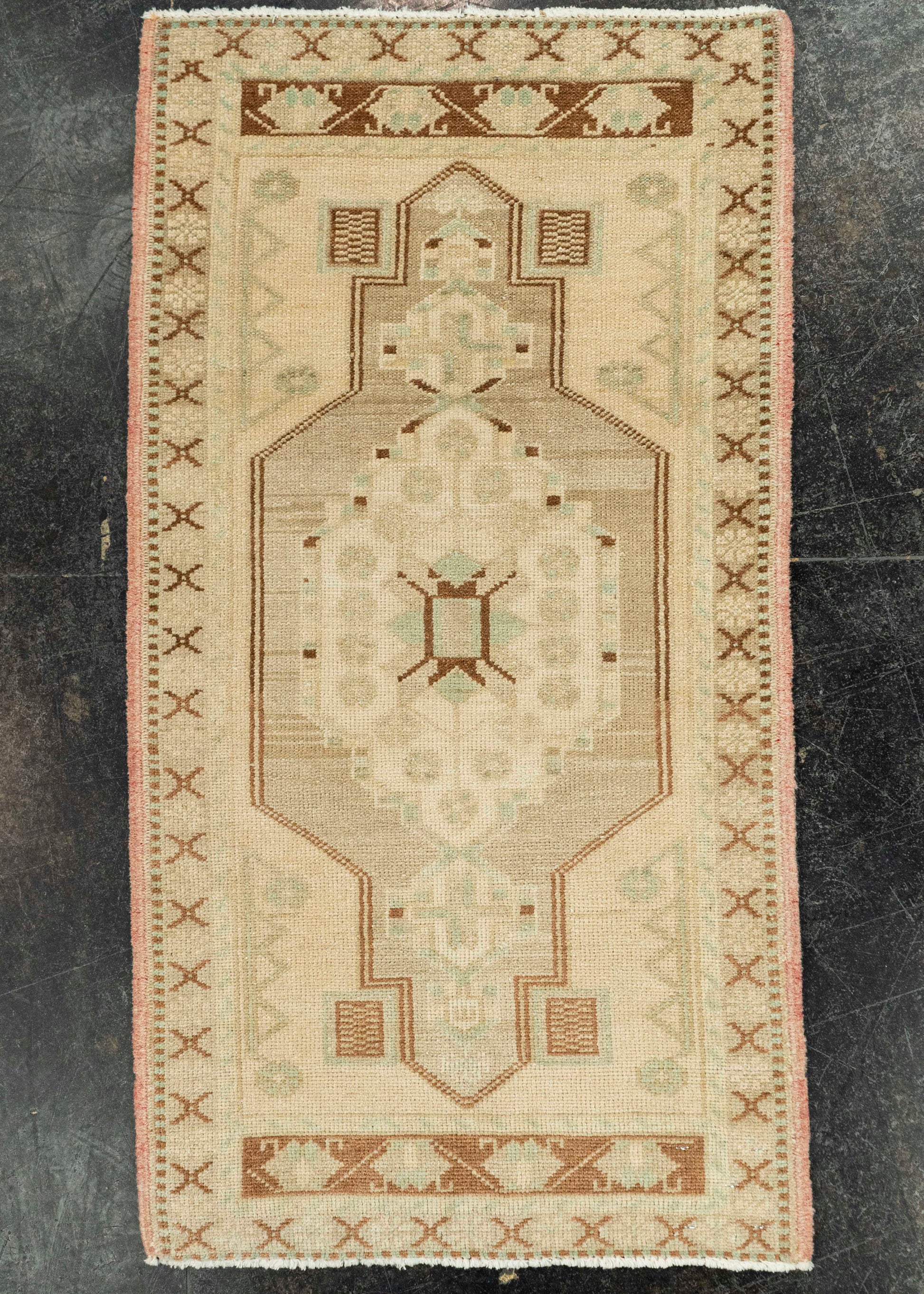 Turkish Yastik Rug  1'9" x  3'3" #23651