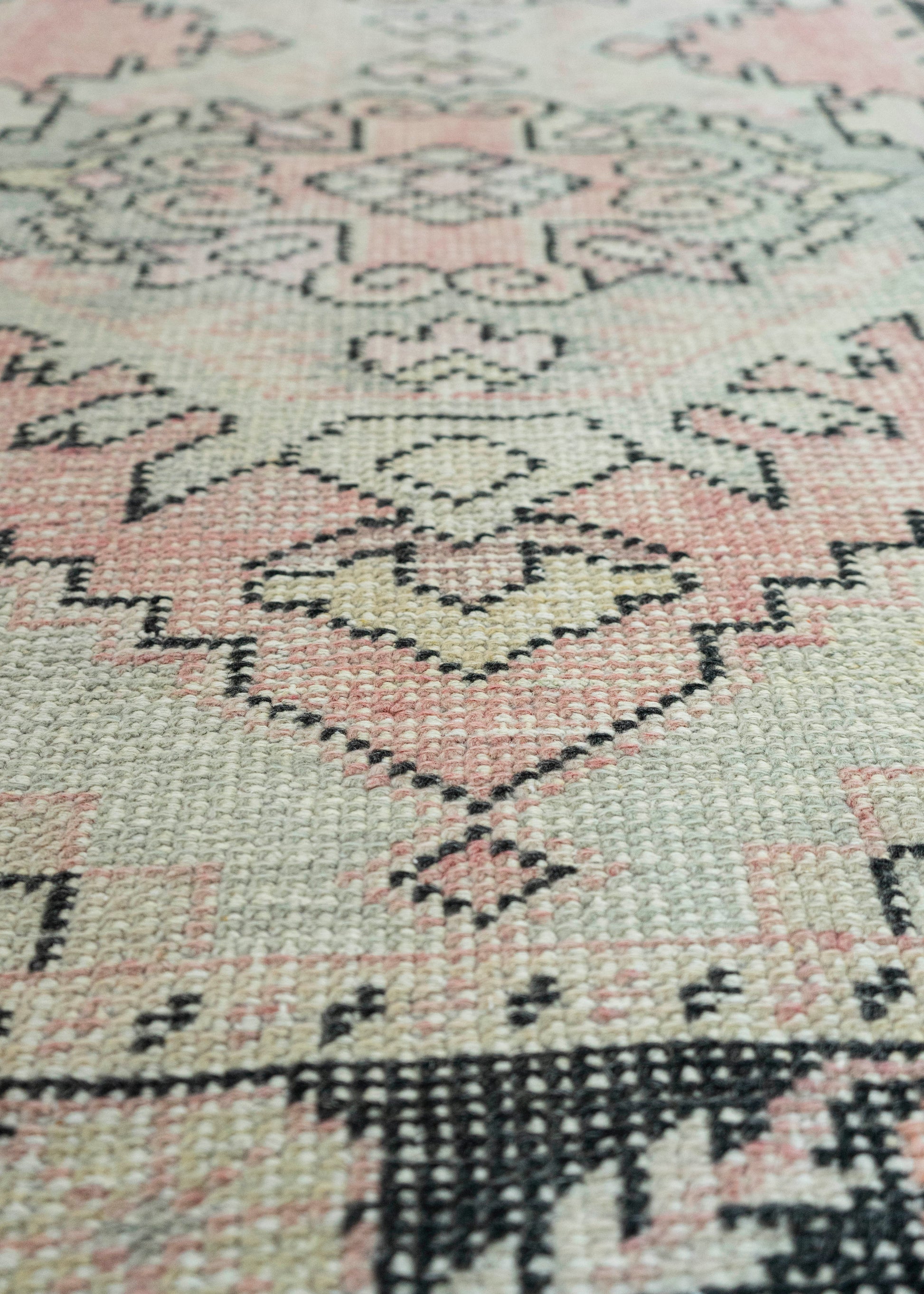 Turkish Vintage Rug 2'7" x 9'7" #19814