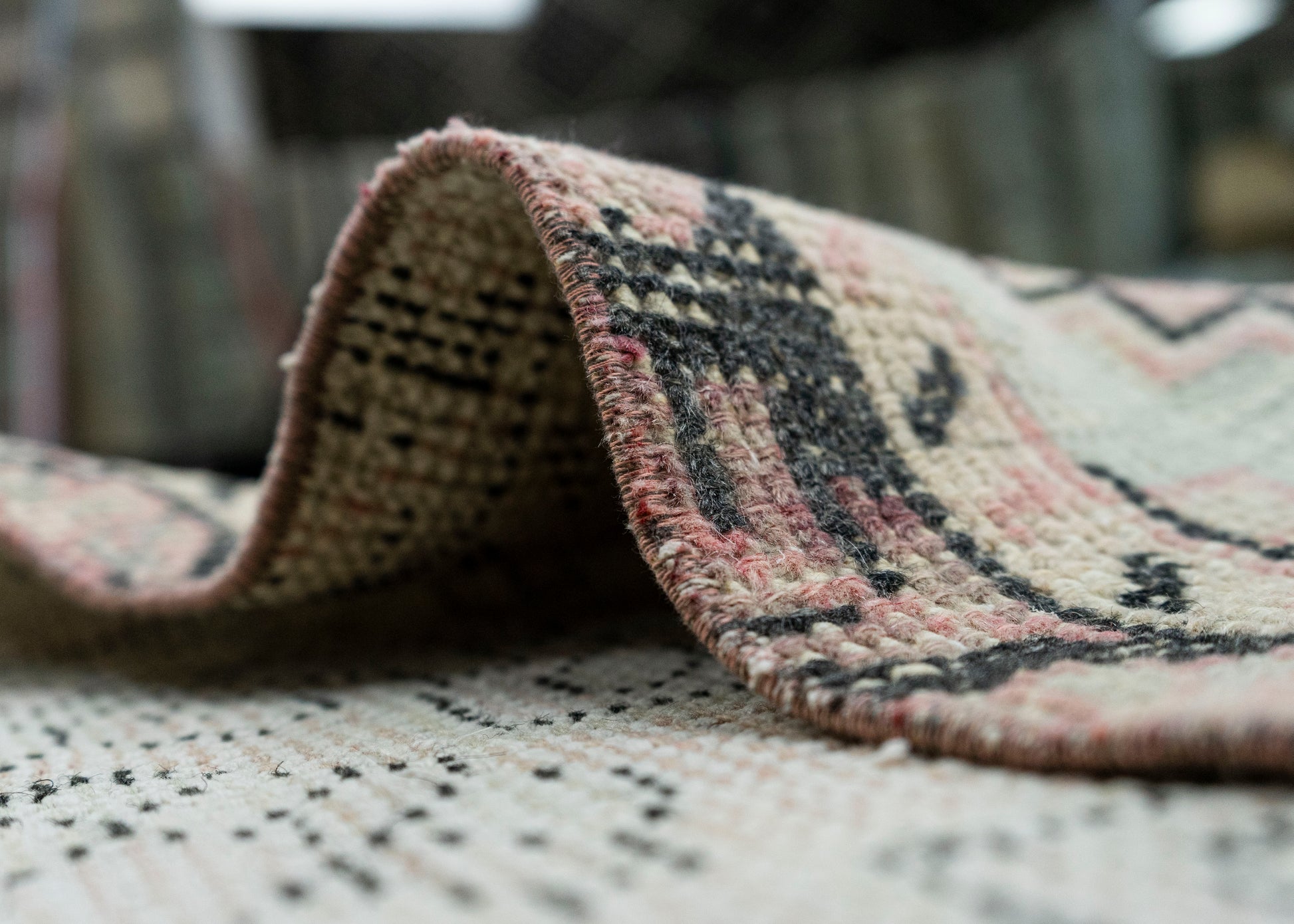 Turkish Vintage Rug 2'7" x 9'7" #19814