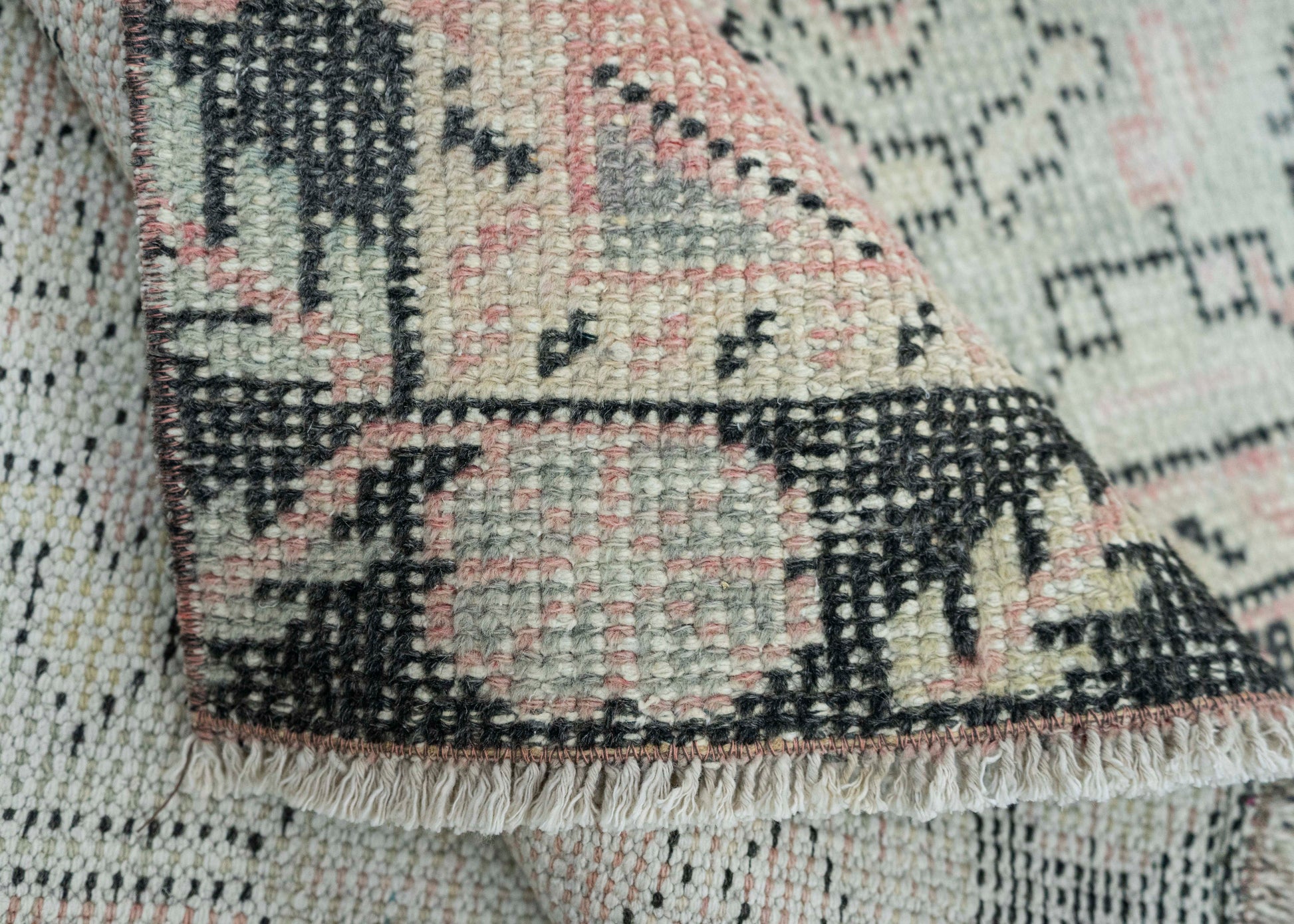 Turkish Vintage Rug 2'7" x 9'7" #19814