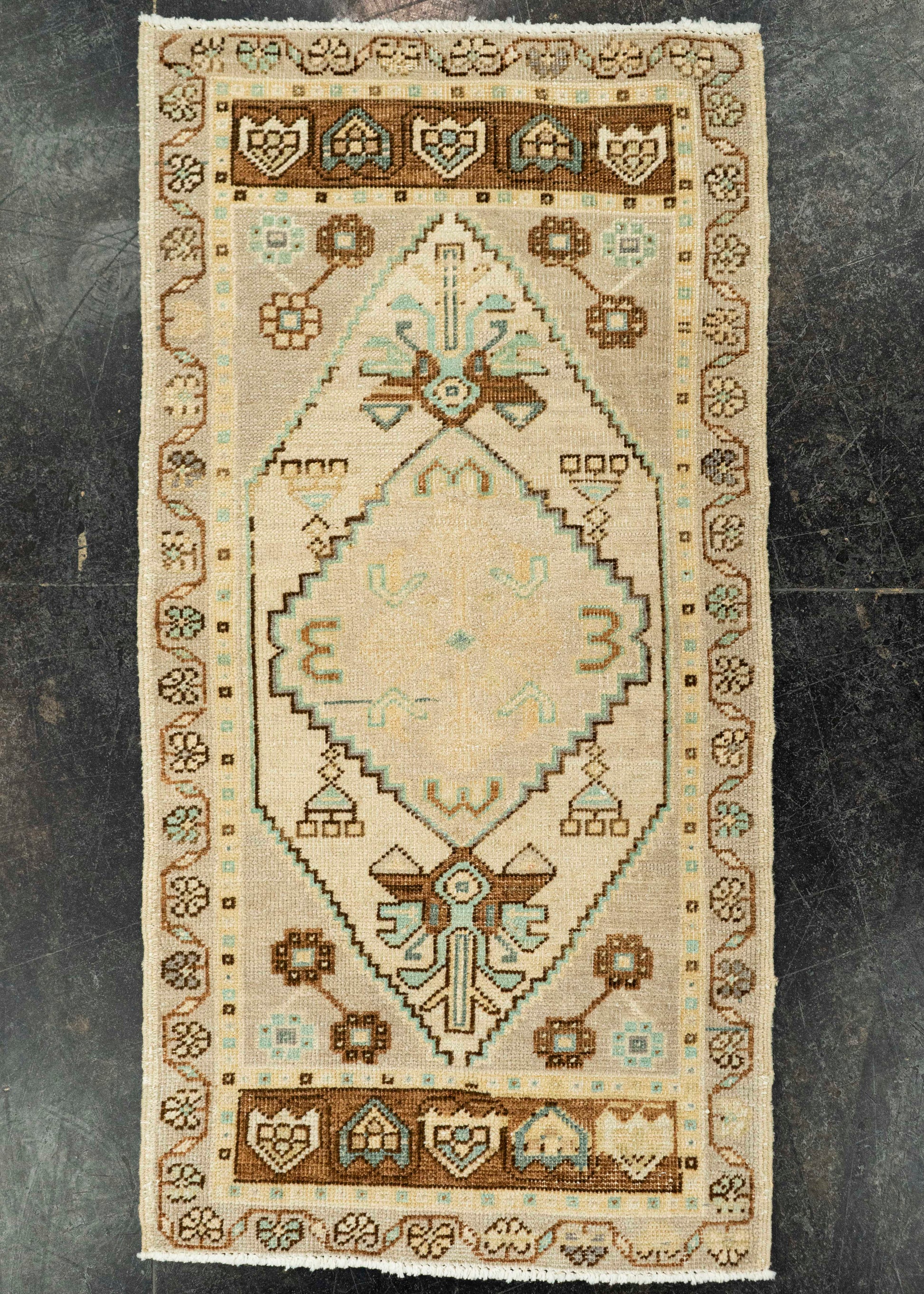 Turkish Yastik Rug  1'10" x  3'6" #23650