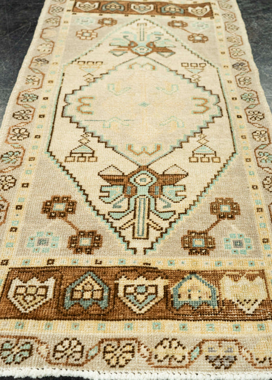 Turkish Yastik Rug  1'10" x  3'6" #23650