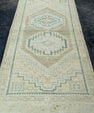 Turkish Oushak Rug 3'1"x 7'9" #19272