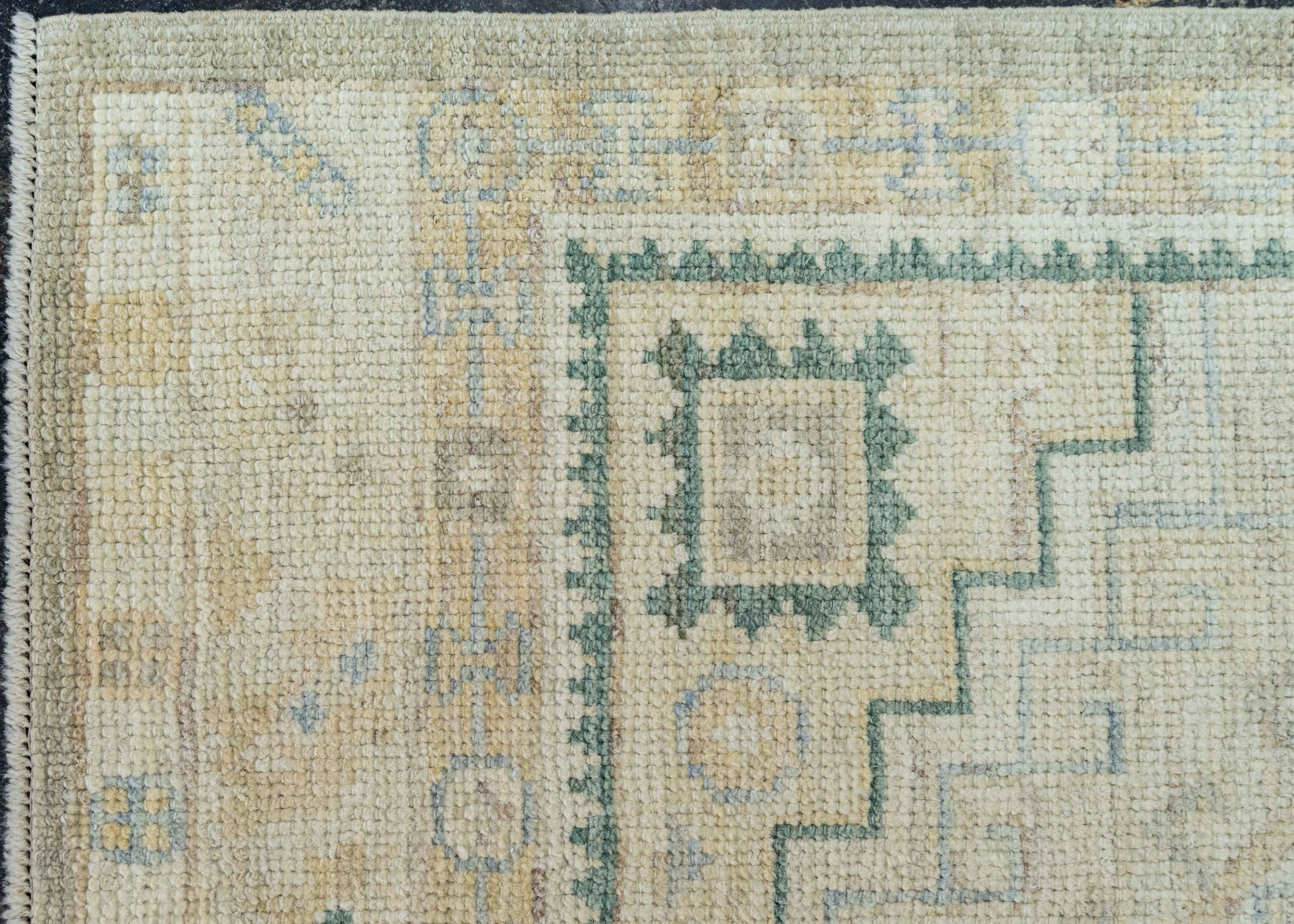 Turkish Oushak Rug 3'1"x 7'9" #19272