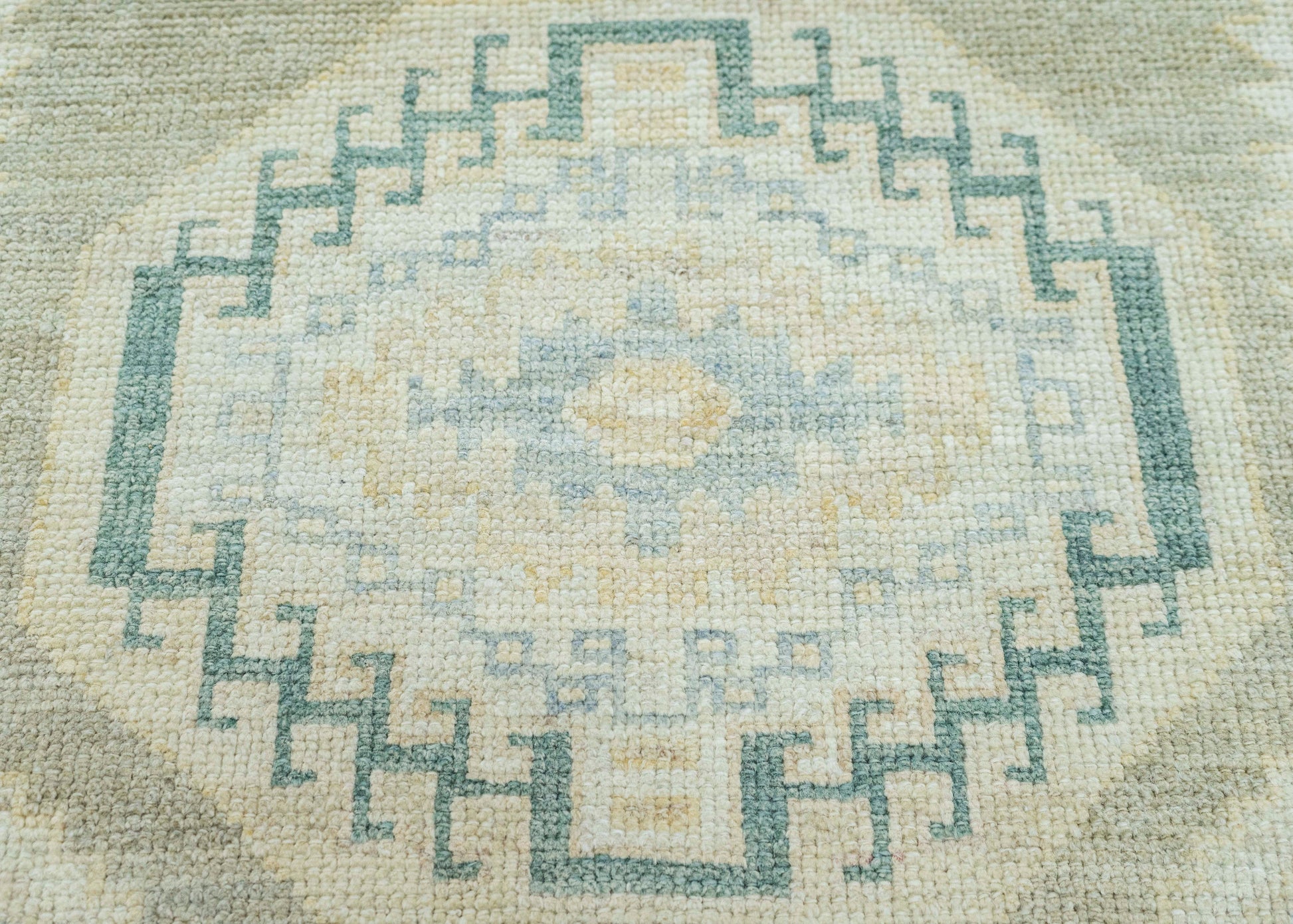 Turkish Oushak Rug 3'1"x 7'9" #19272