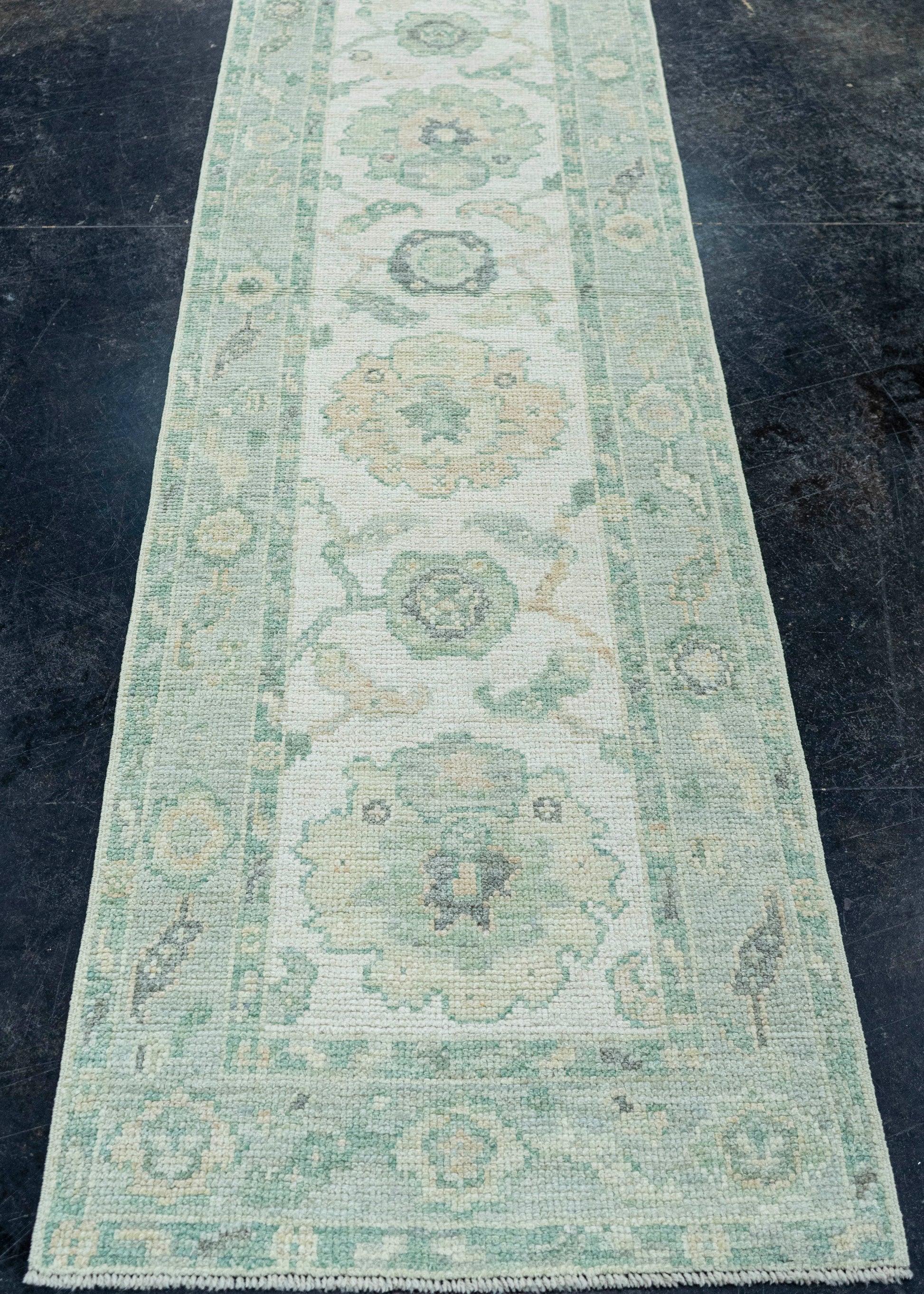 Turkish Oushak Rug 2'2"x 8' #19473