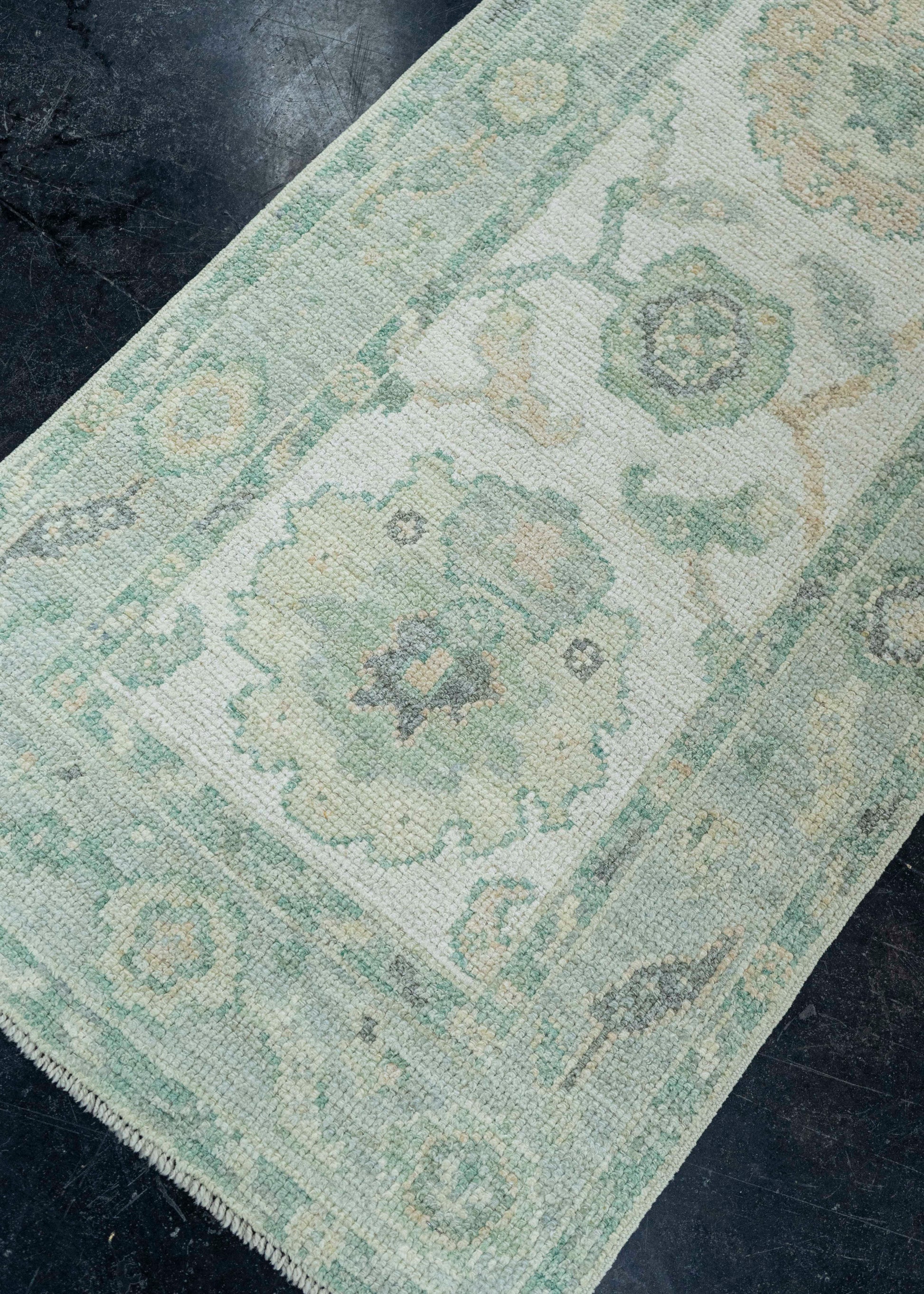 Turkish Oushak Rug 2'2"x 8' #19473