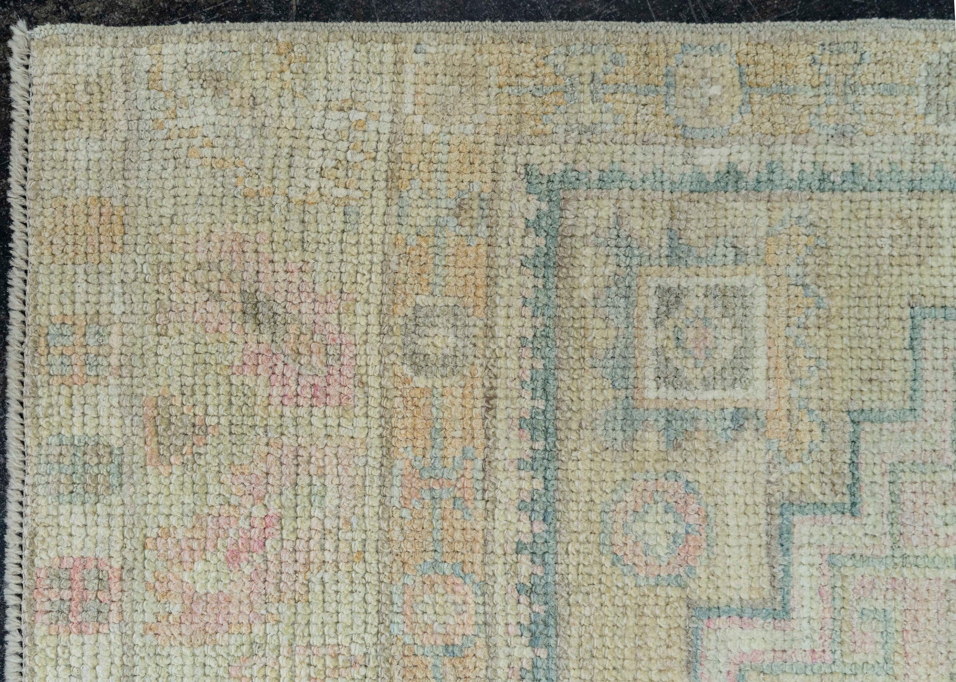 Turkish Oushak Rug 2'10"x 7'9" #19462