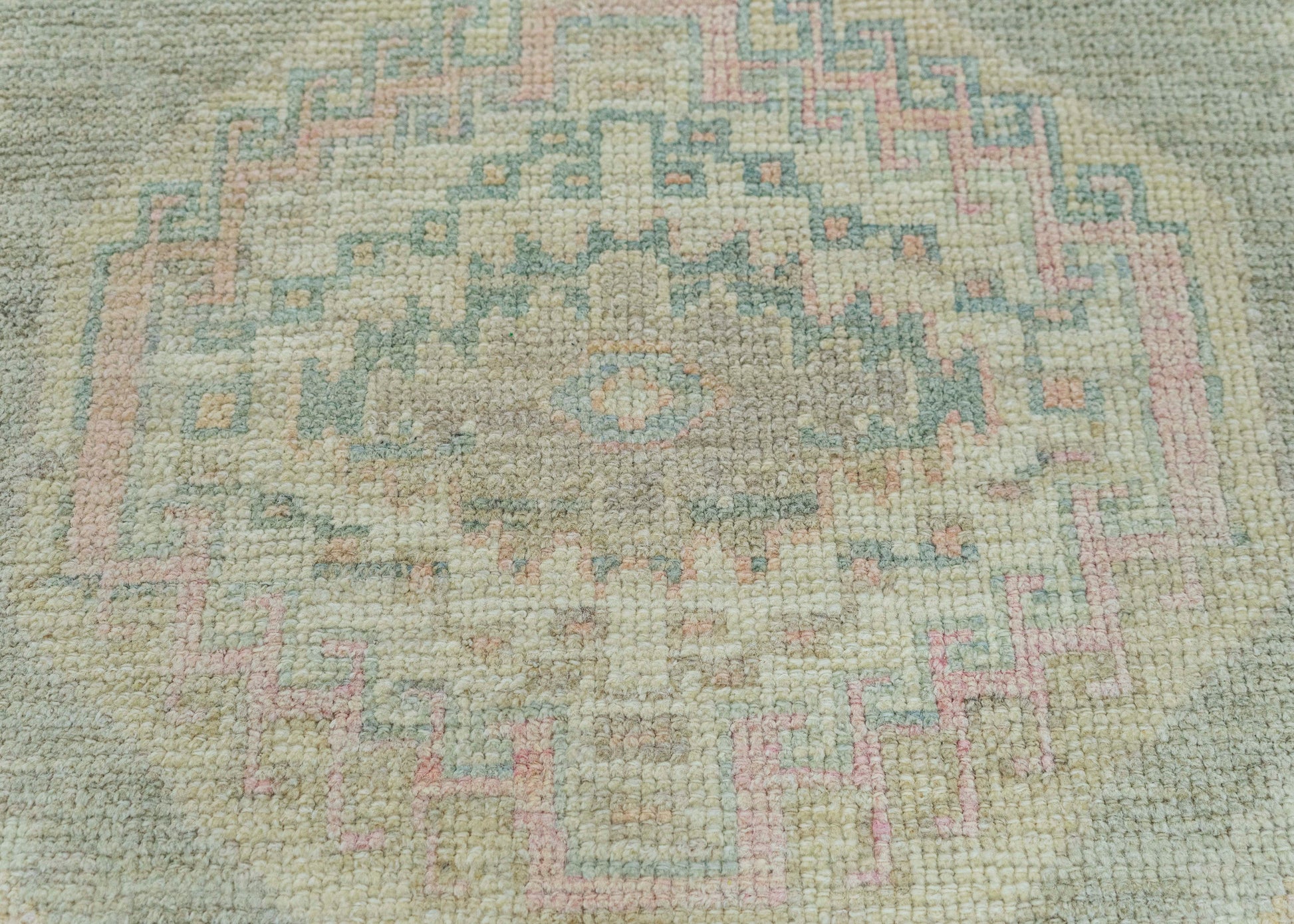 Turkish Oushak Rug 2'10"x 7'9" #19462
