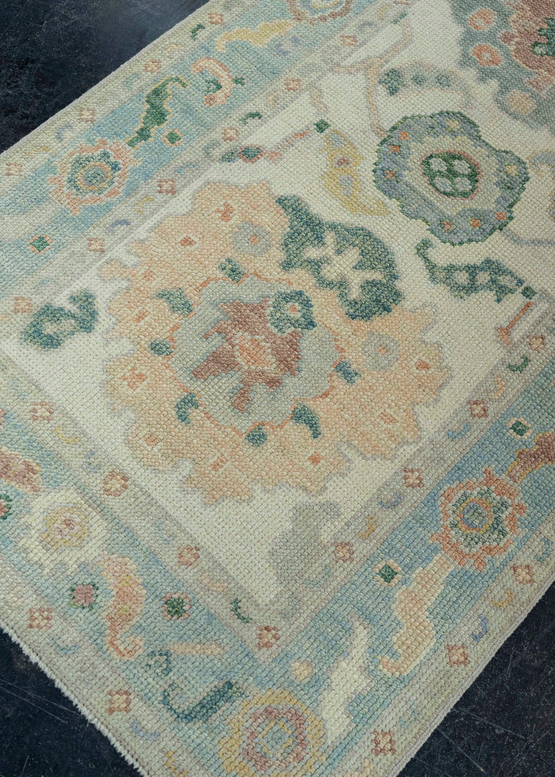 Turkish Oushak Rug 2'9"x 6'10" #19022