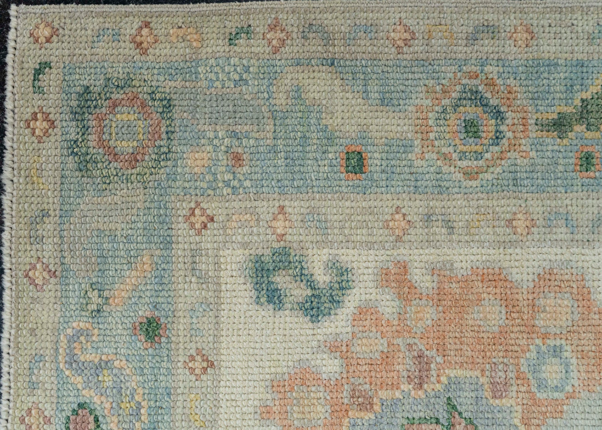 Turkish Oushak Rug 2'9"x 6'10" #19022