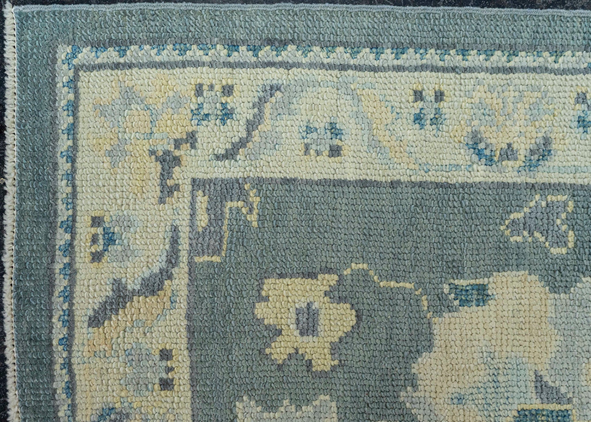 Turkish Oushak Rug 2'10"x 6'2" #19174