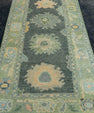 Turkish Oushak Rug 3'x 6'7" #19038