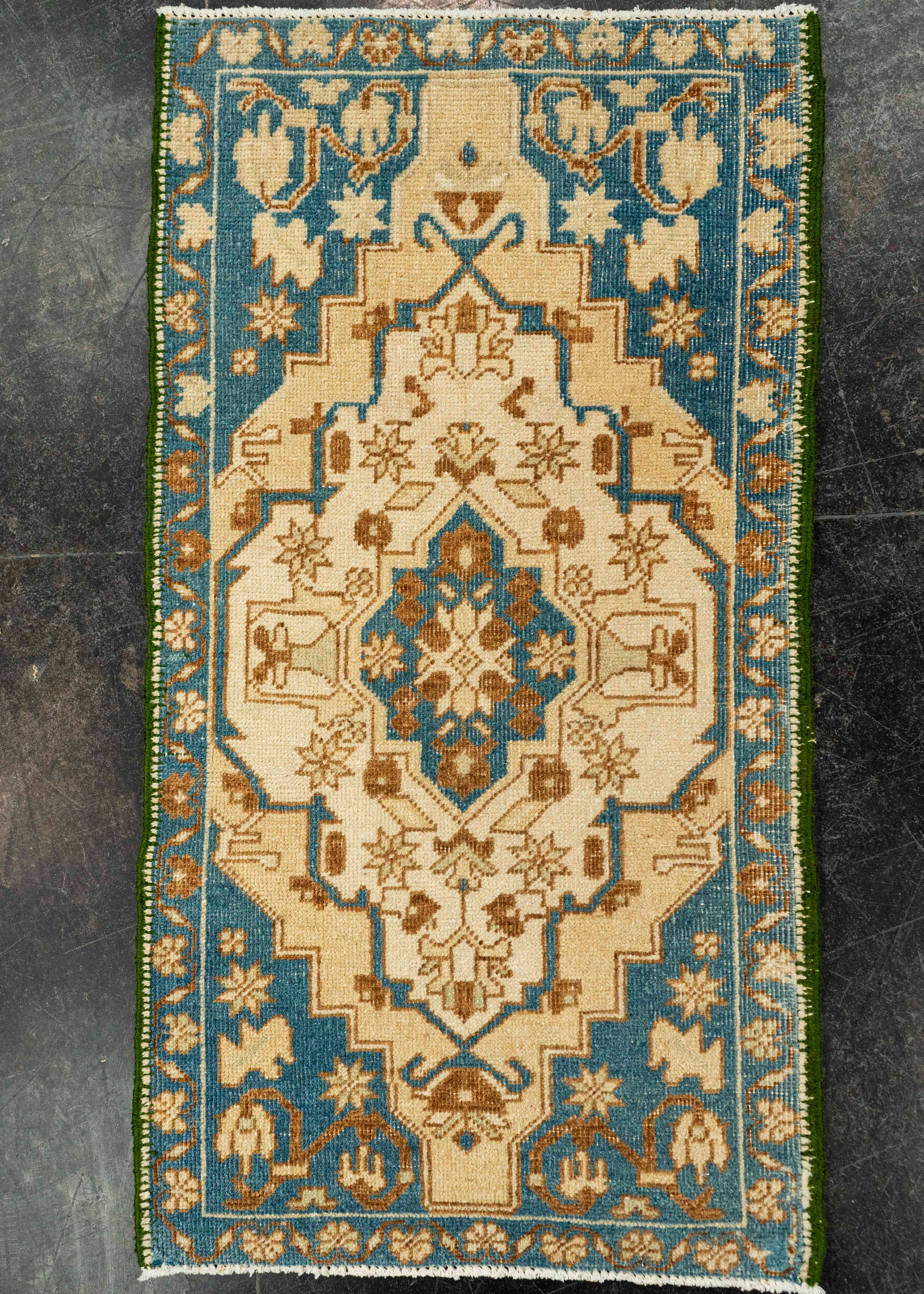 Turkish Yastik Rug  1'10" x  3'6" #23635