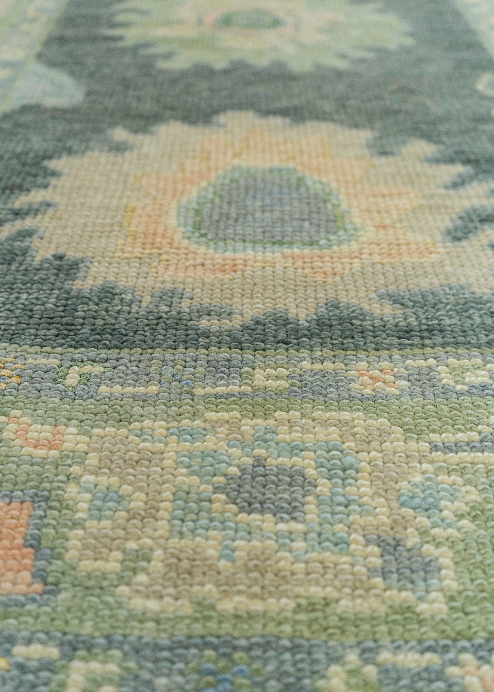 Turkish Oushak Rug 3'x 6'7" #19038