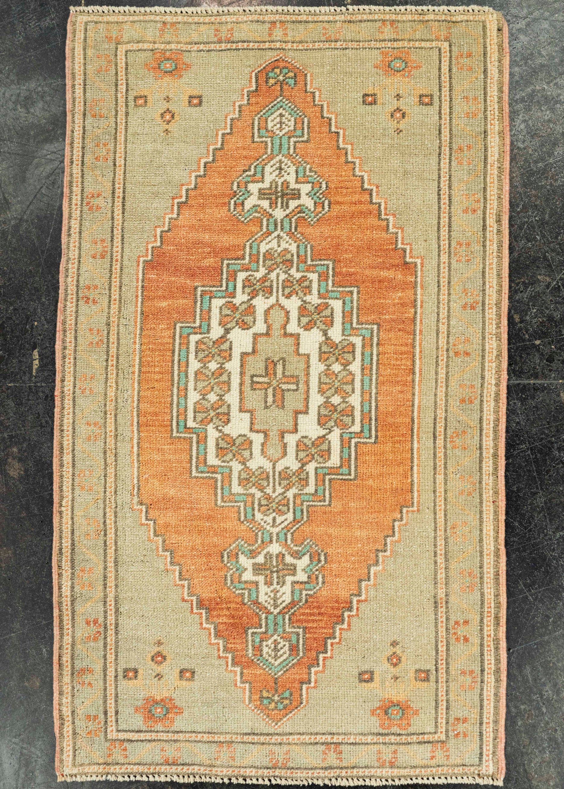 Turkish Yastik Rug  1'11" x  3'3" #23632