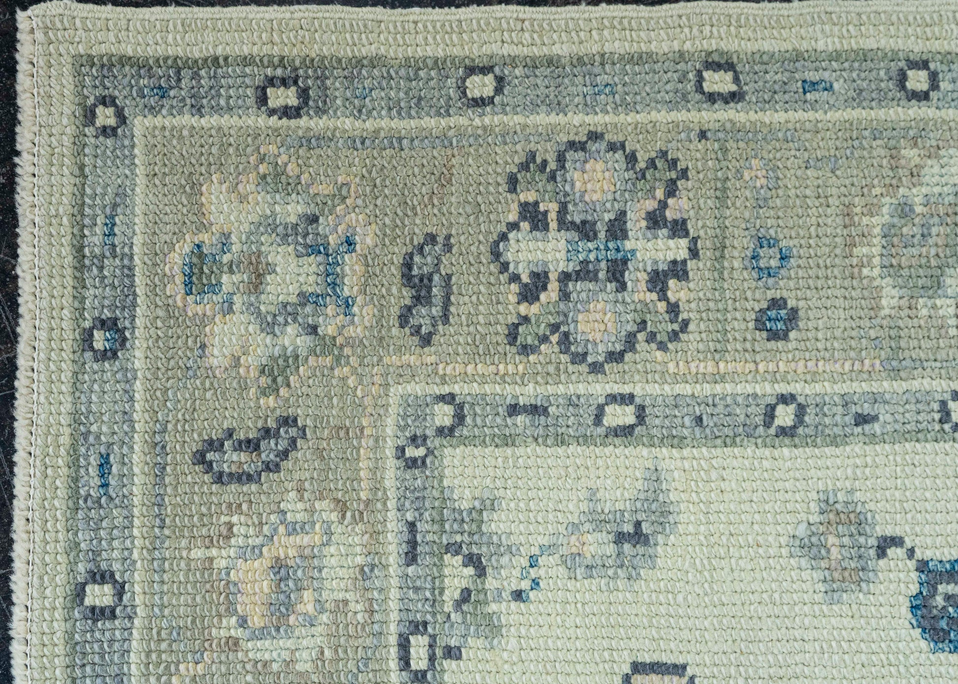 Turkish Oushak Rug 3'x 4'8" #7702
