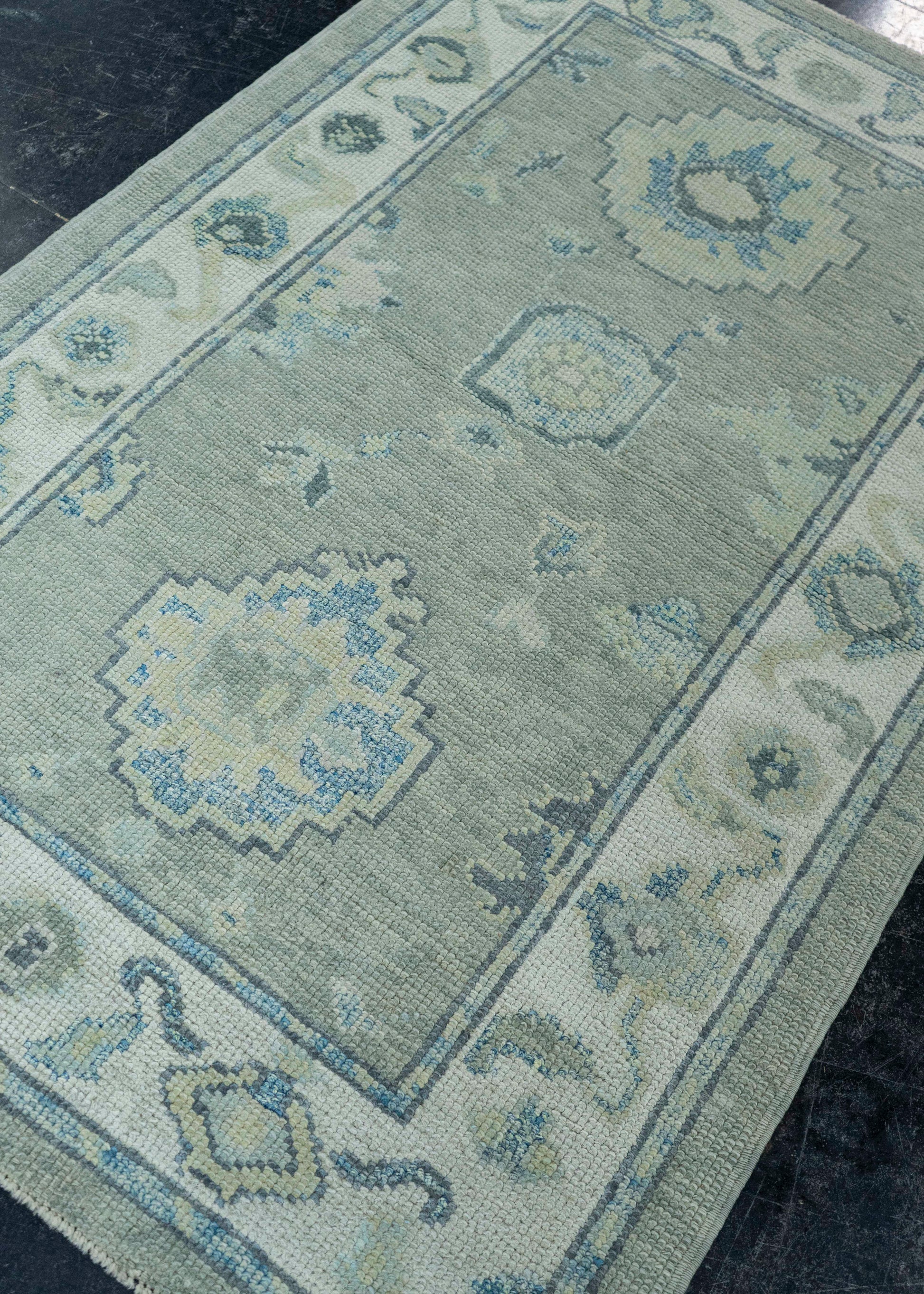 Turkish Oushak Rug 3'3"x 5' #19094