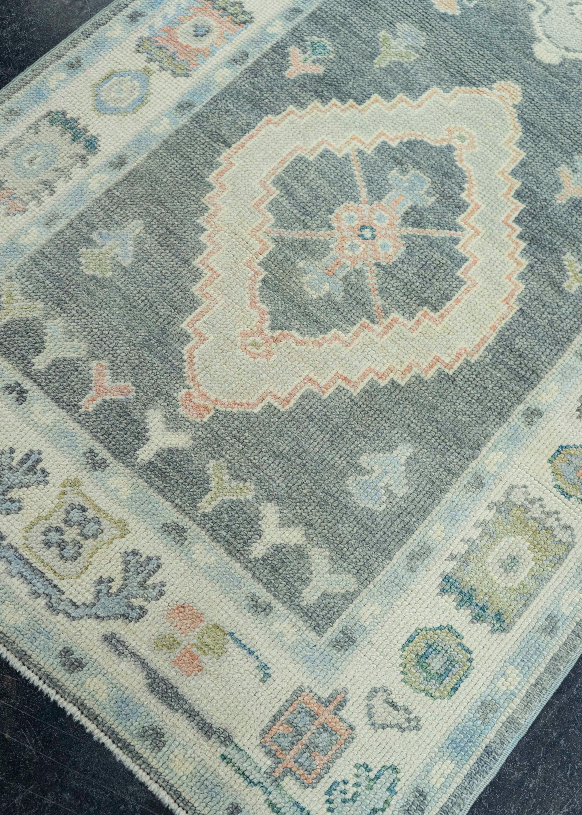 Turkish Oushak Rug 3'1"x 5'11" #19503
