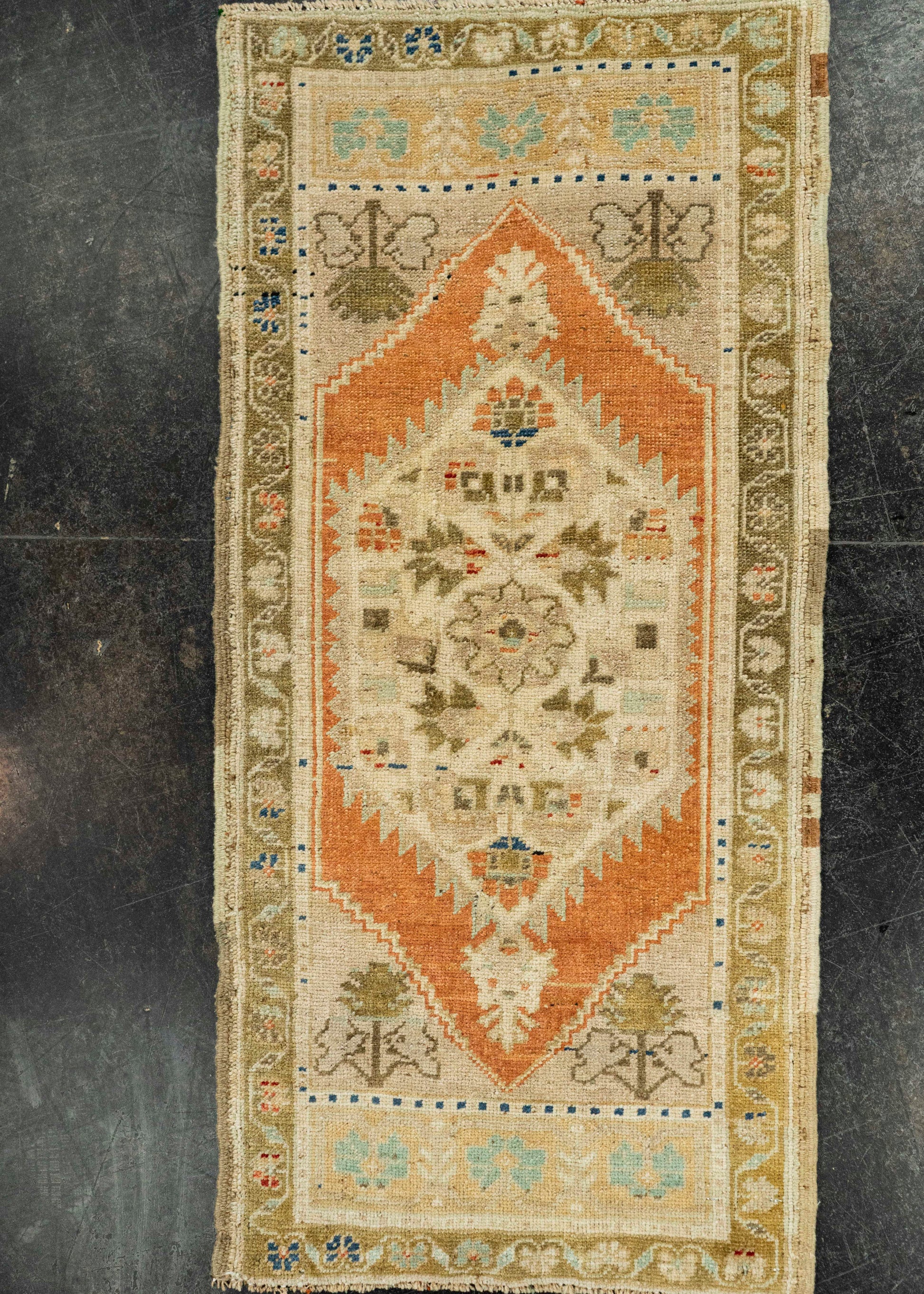 Turkish Yastik Rug  1'10" x  3'9" #23614