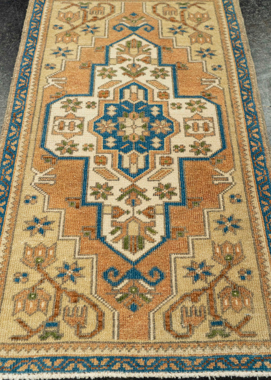 Turkish Yastik Rug  1'10" x  3'1" #23615