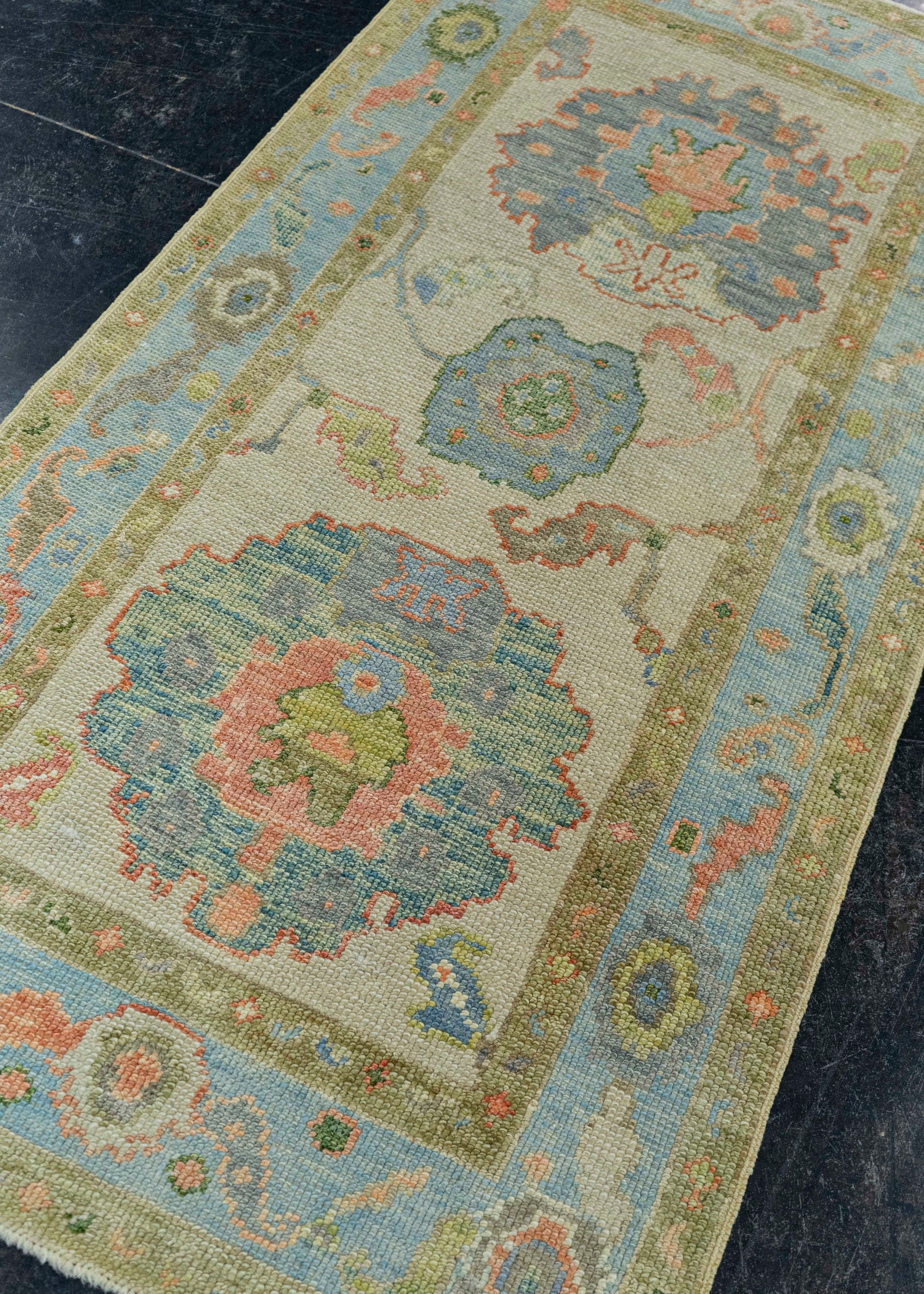 Turkish Oushak Rug 2'10"x 5'11" #20115