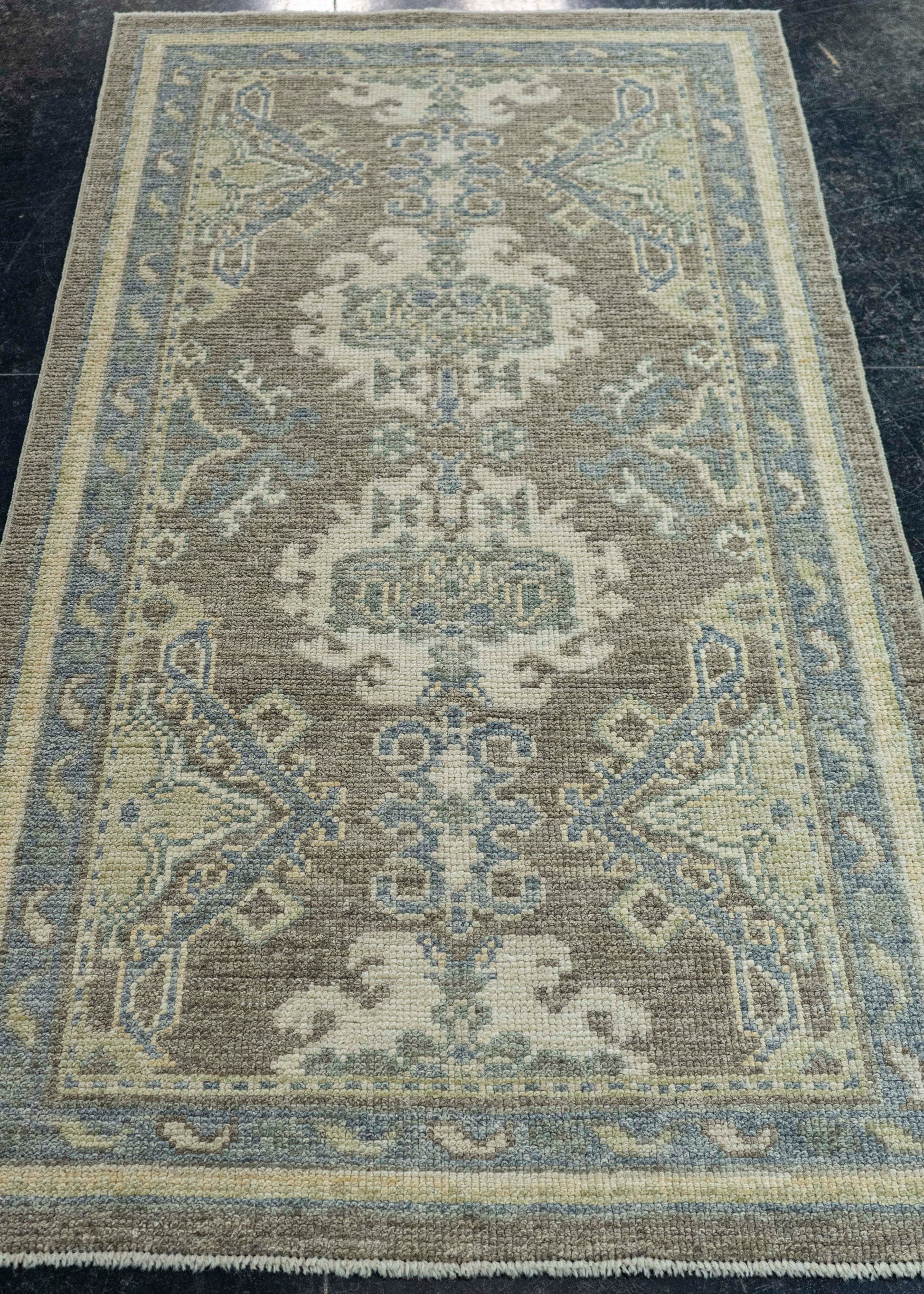 Turkish Oushak Rug 2'9"x 5'5" #19490