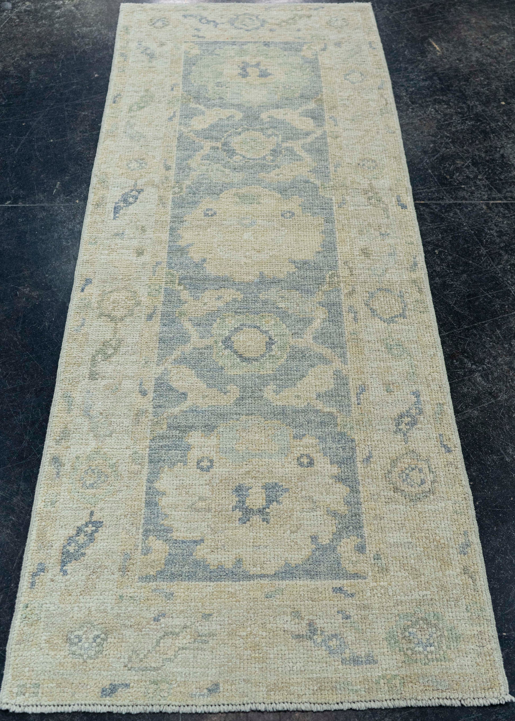 Turkish Oushak Rug 2'2"x 5'10" #19430
