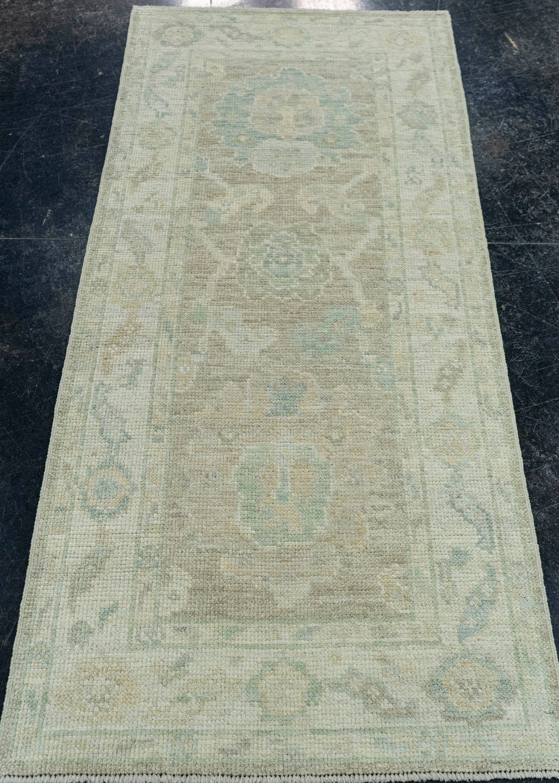 Turkish Oushak Rug 2'2"x 5'2" #19445