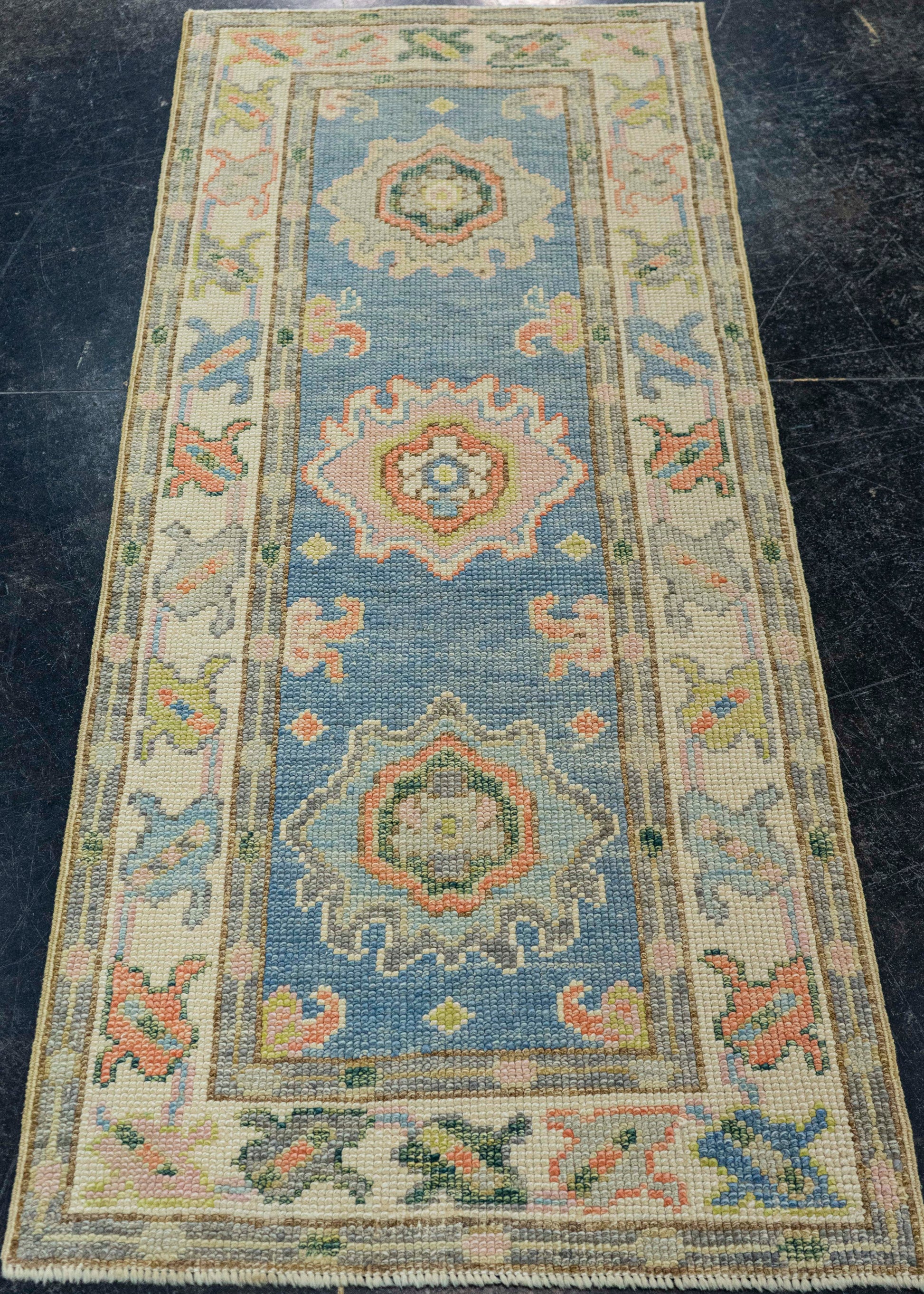 Turkish Oushak Rug 2' x 4'11" #20128