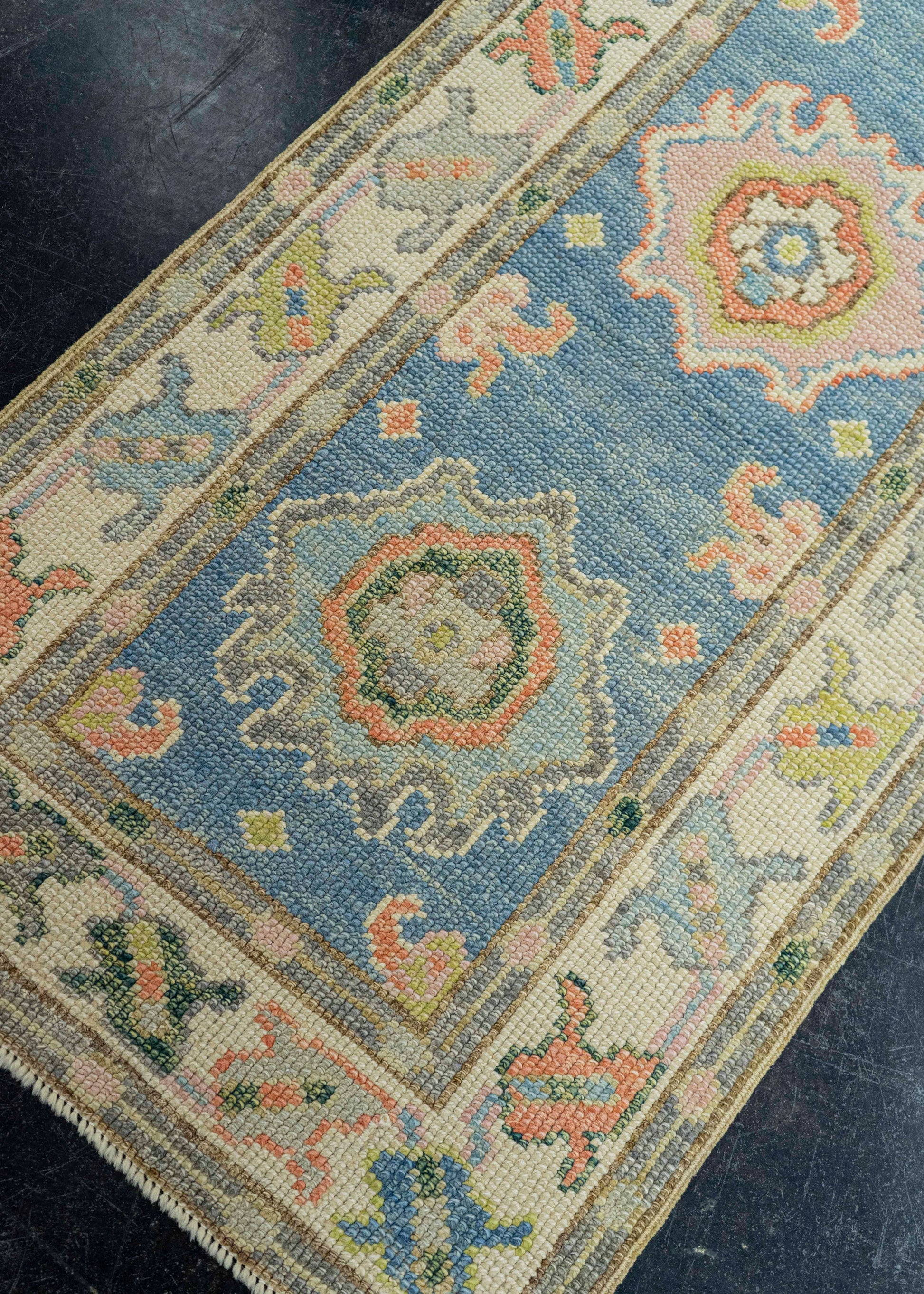 Turkish Oushak Rug 2' x 4'11" #20128